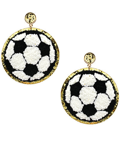 Sports Patch Earrings {Multiple Styles Available}