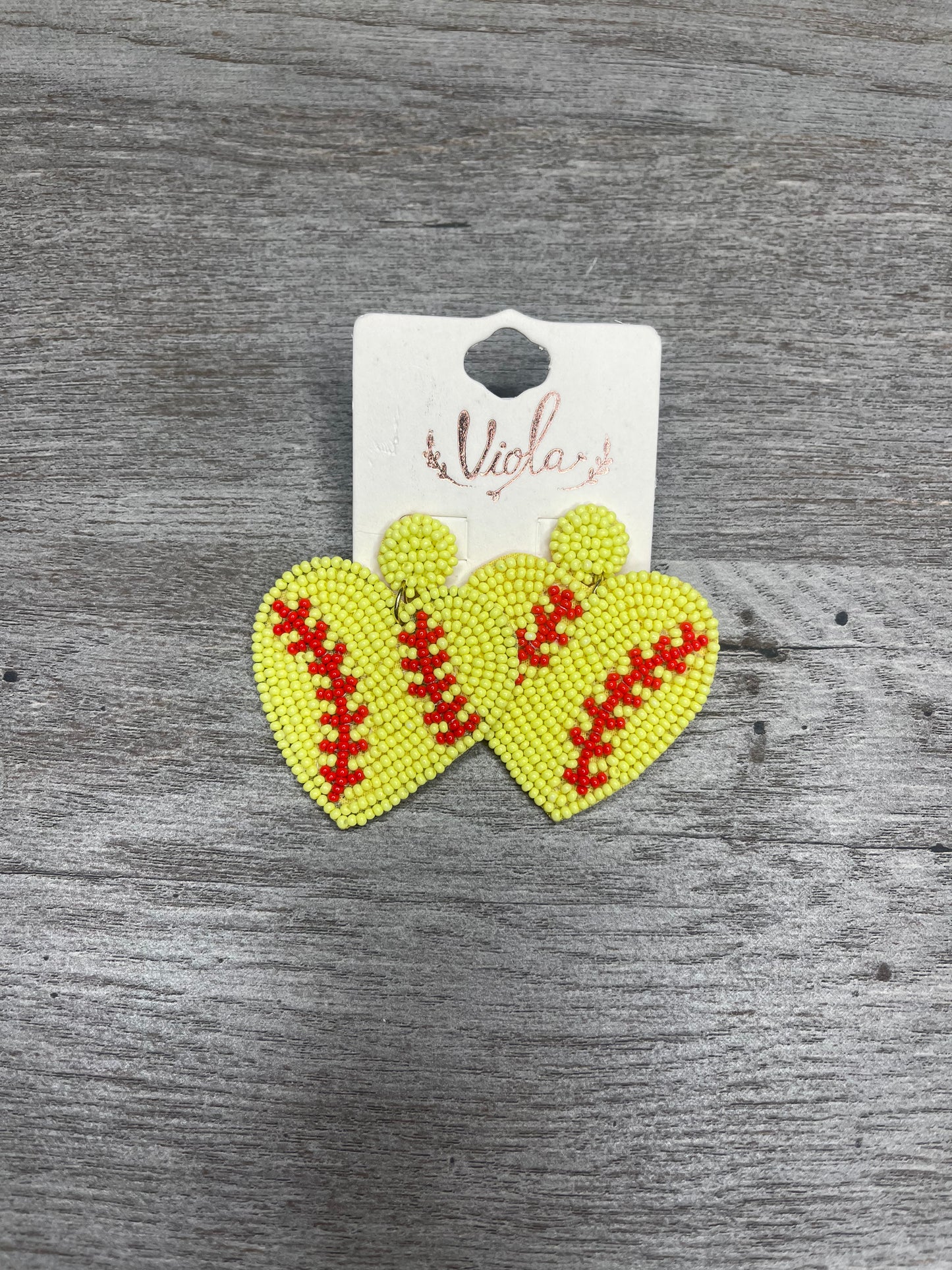 Sports Heart Earrings {Multiple Styles Available}