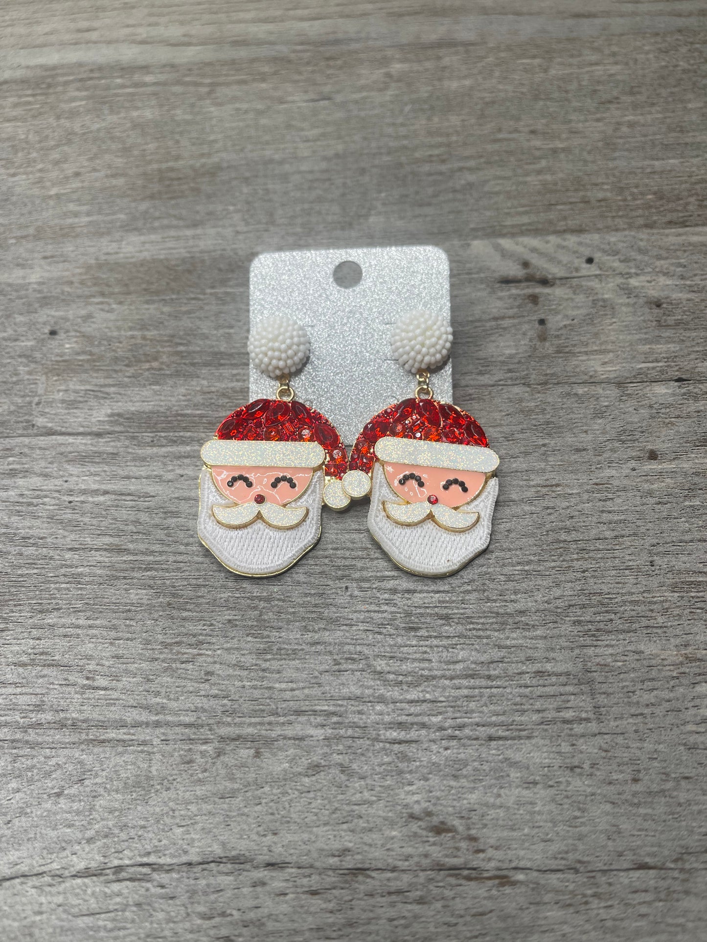 Santa Earrings