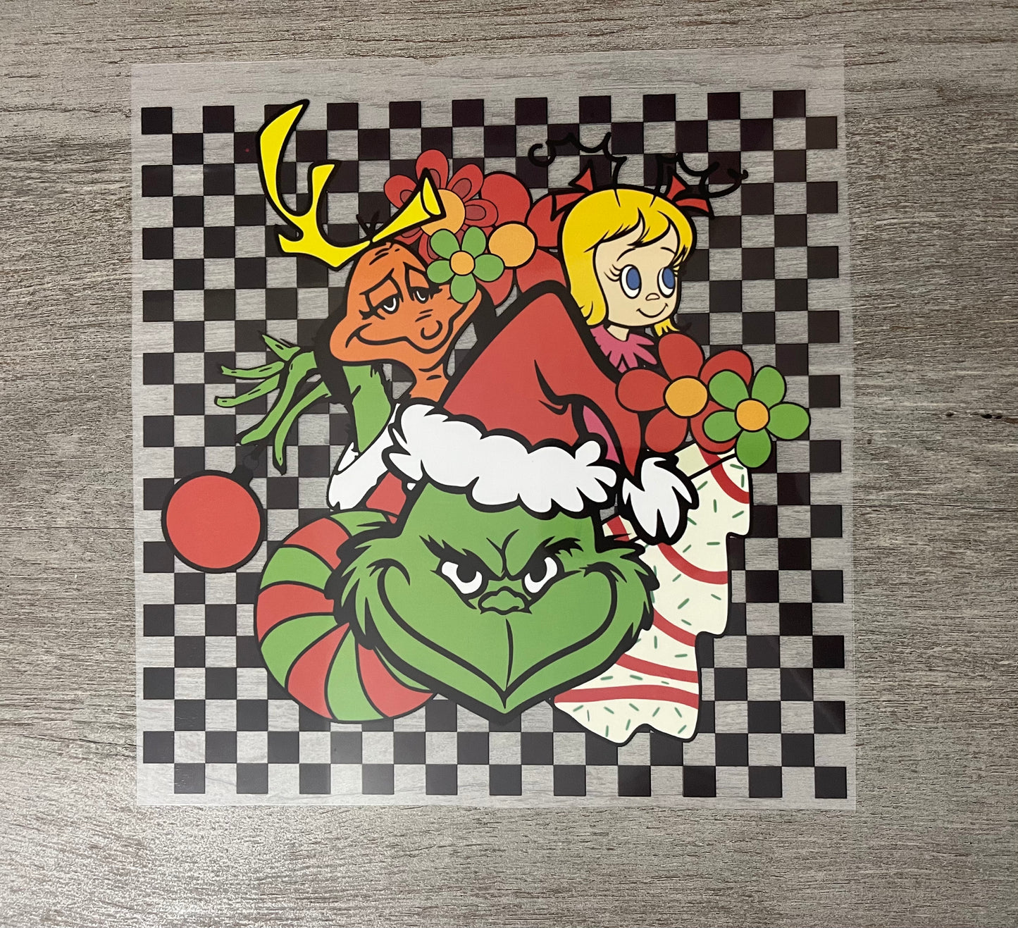Grinch Checkered {Regular & Plus}❤️