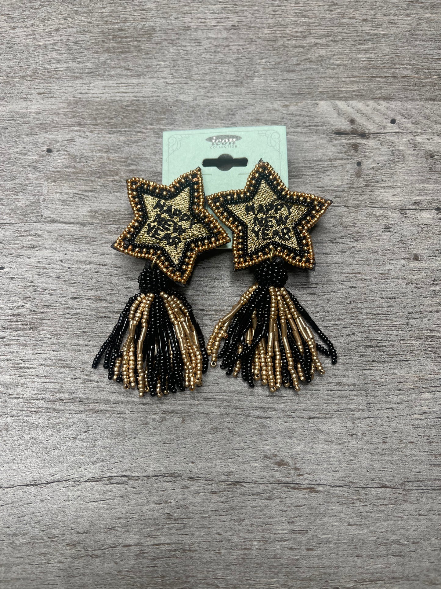 Happy New Year Earrings