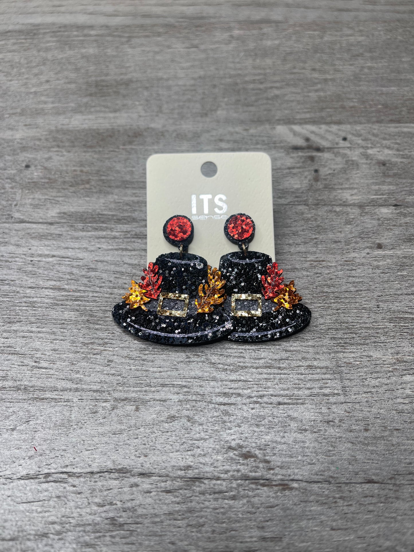 Thanksgiving Hat Earrings
