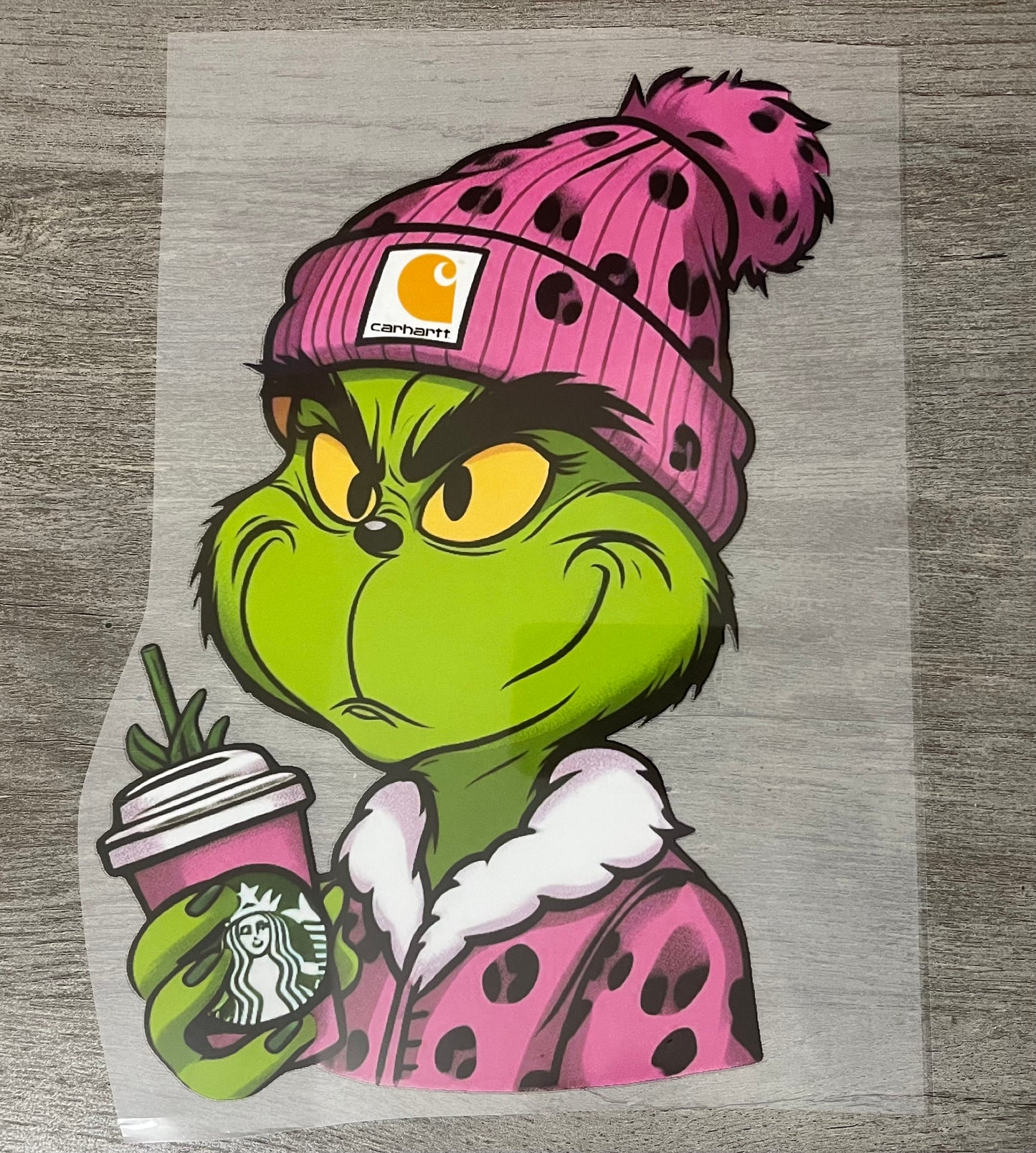 Pink Grinch Carhartt {Regular & Plus}❤️