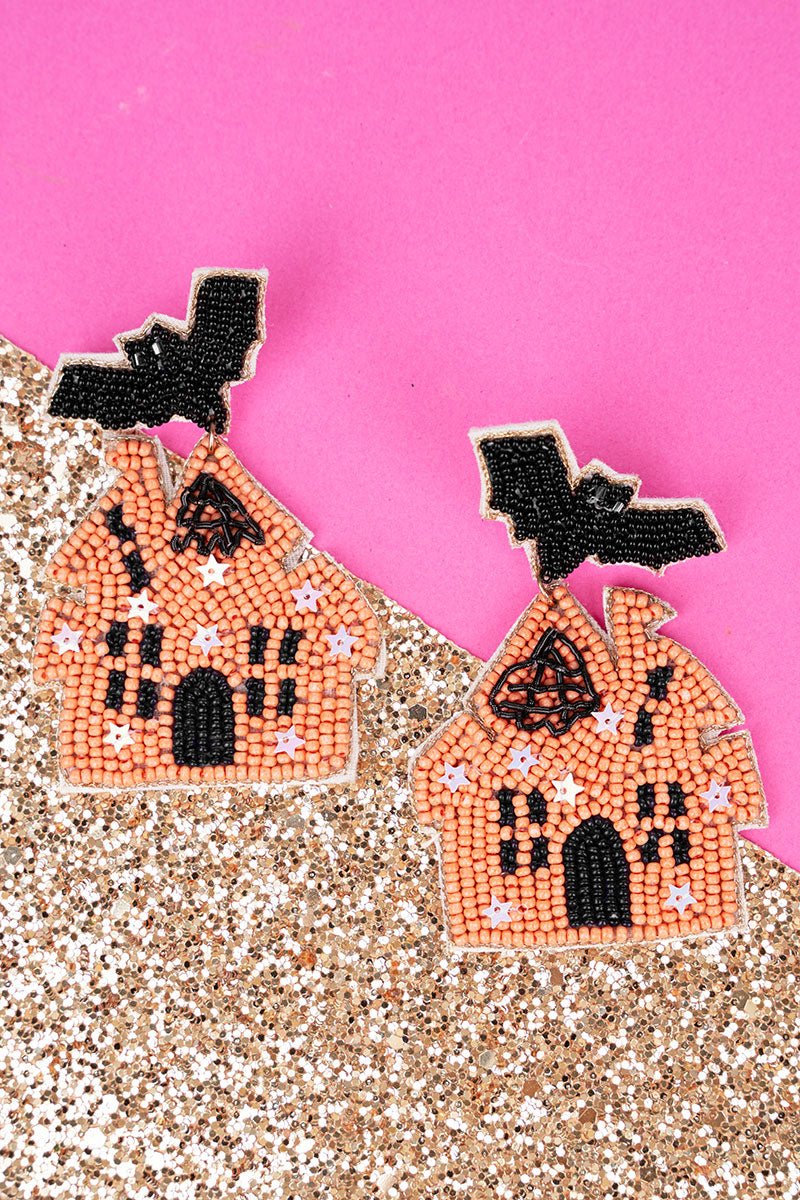 Haunted House Earrings