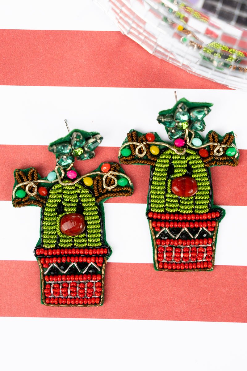 Prickly Rudolph Earrings