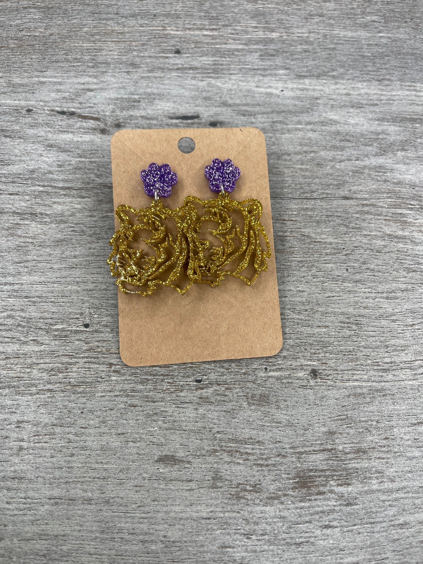 LSU Tigers Earrings {Multiple Styles Available}
