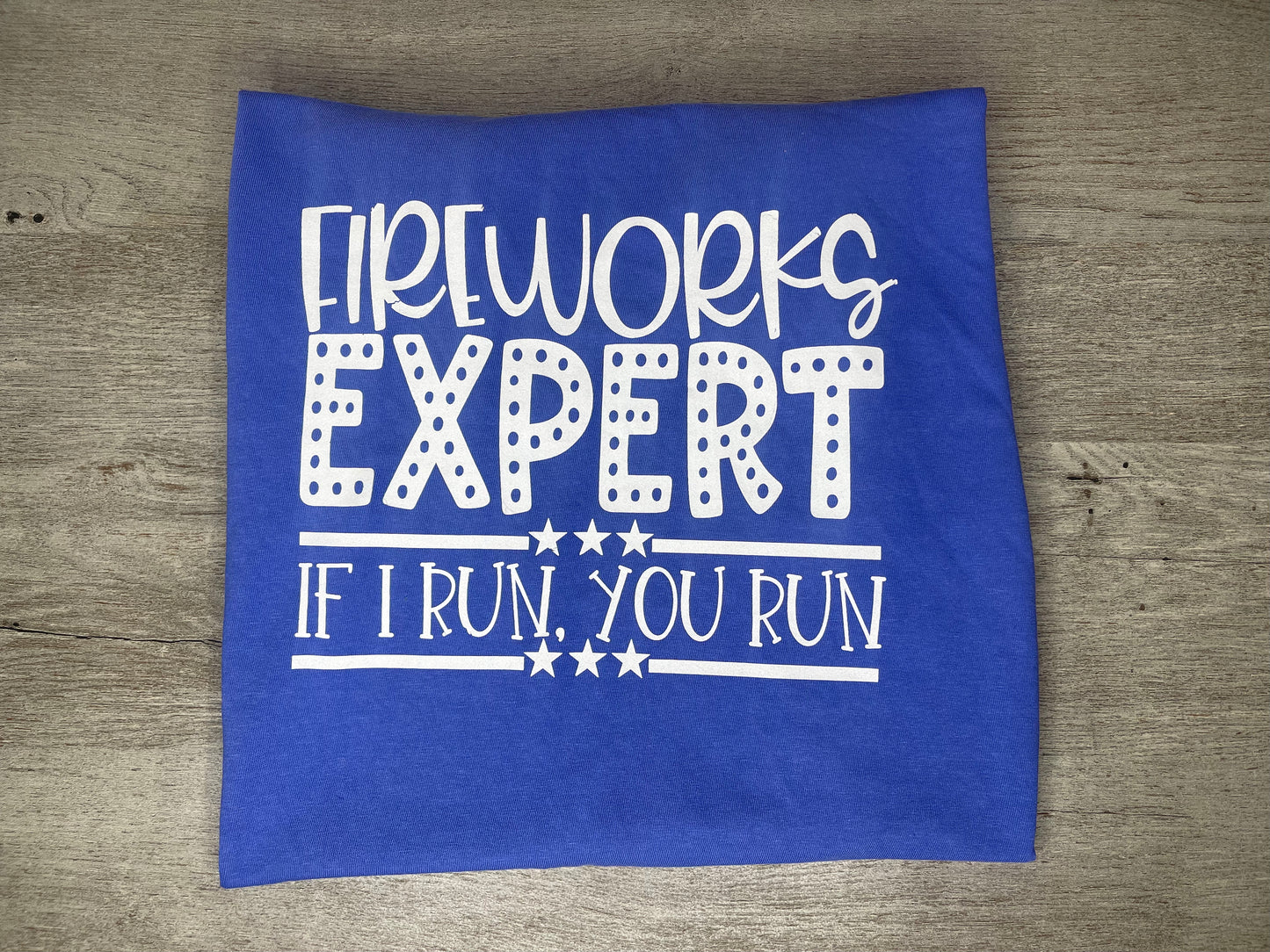 Fireworks Expert T-Shirt {Regular & Plus}
