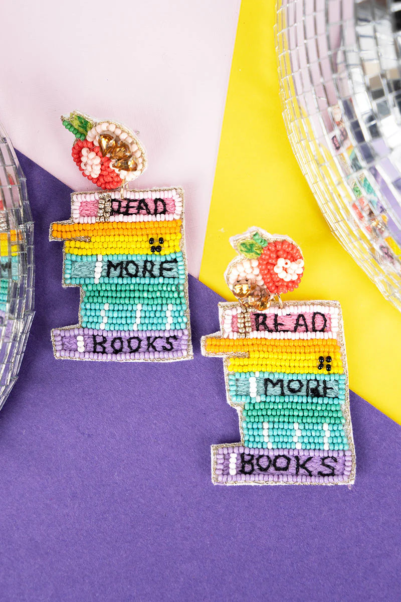 Read More Books Earrings