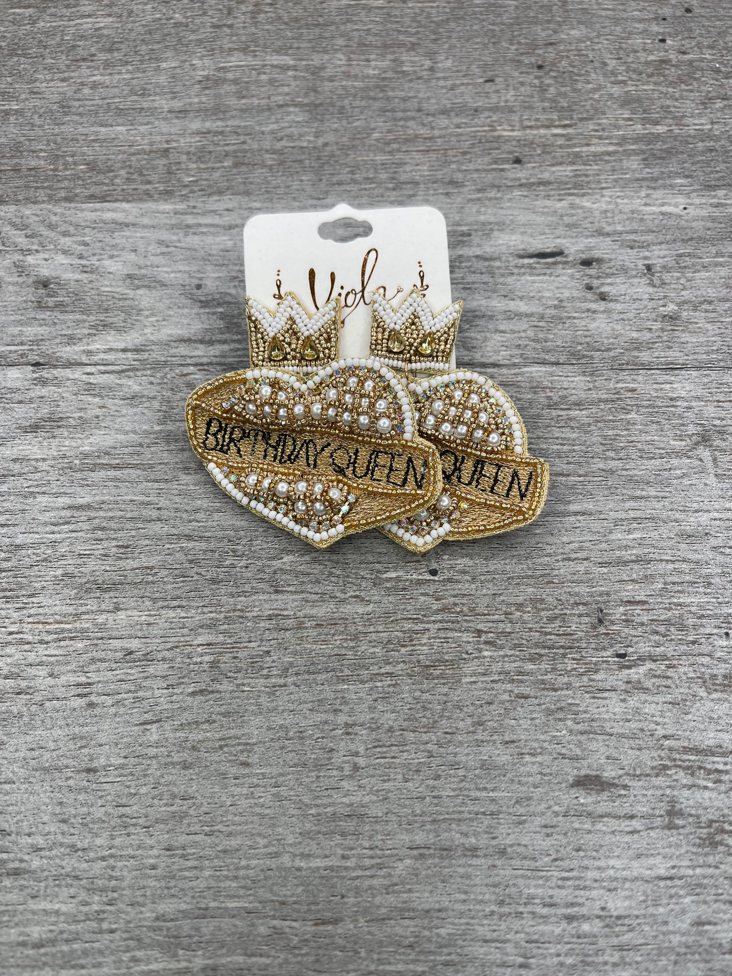 Birthday Queen Earrings {Multiple Styles Available}