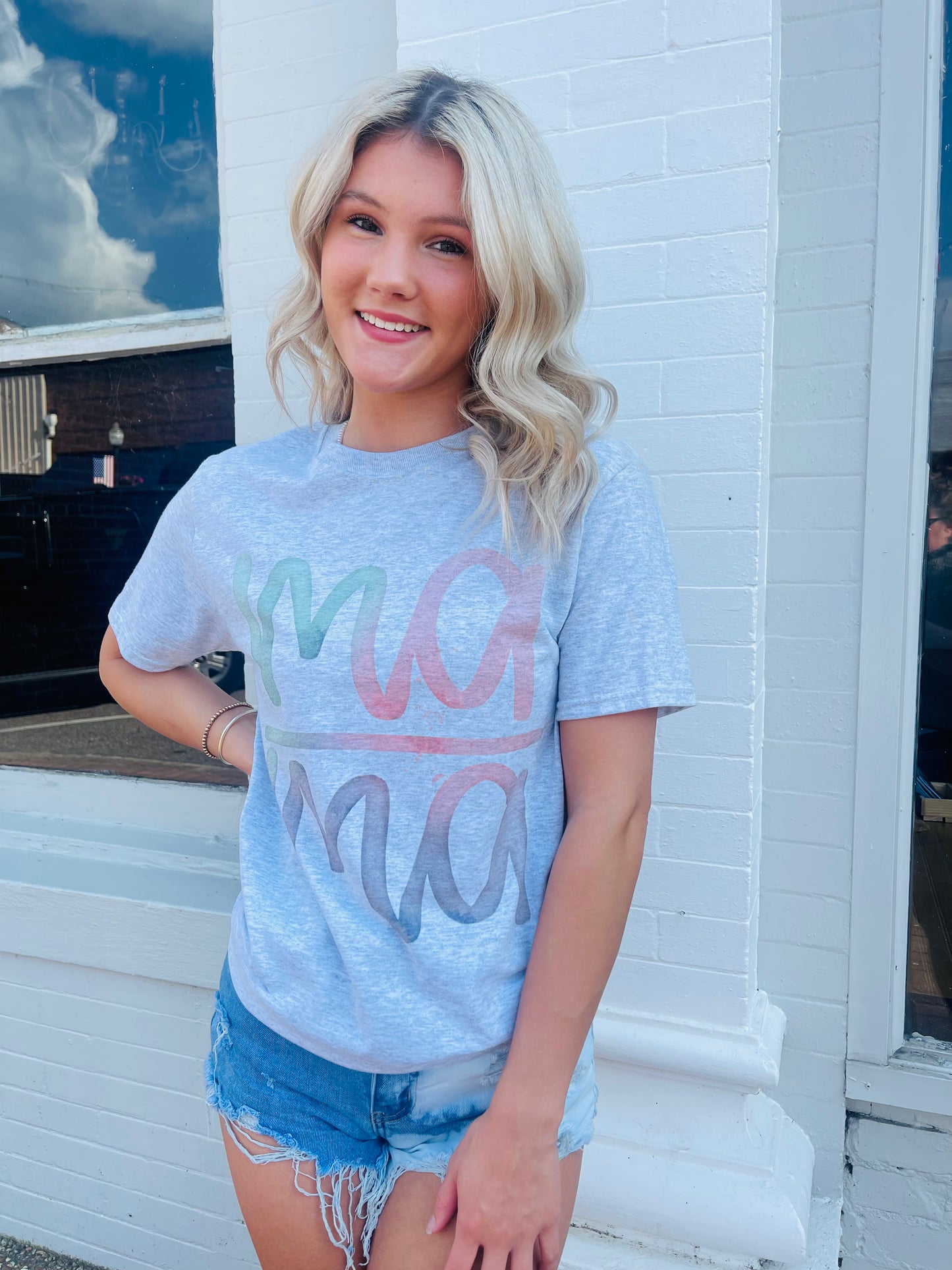 Mama Watercolor T-Shirt {Regular & Plus}