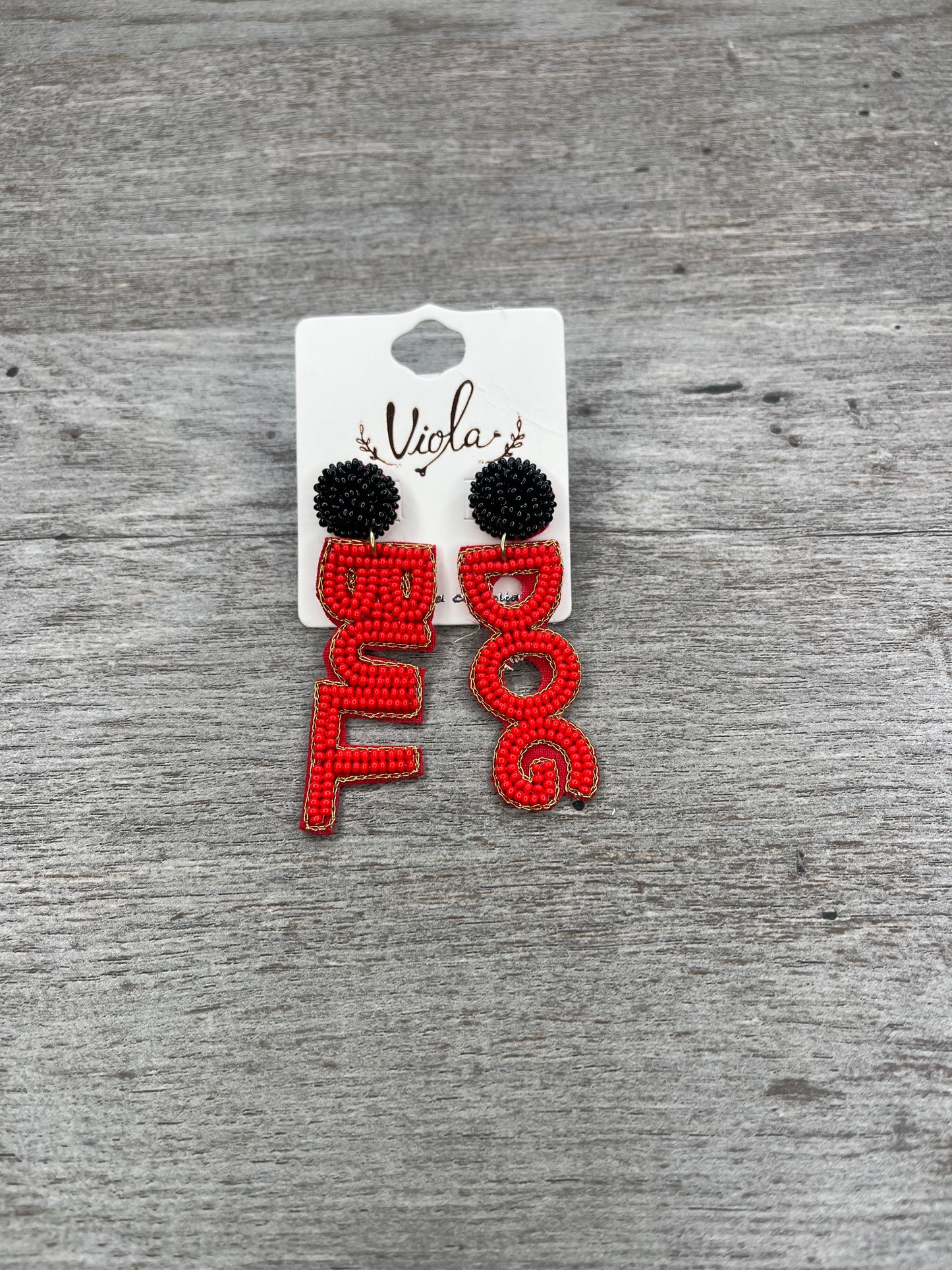 Bulldog Earrings