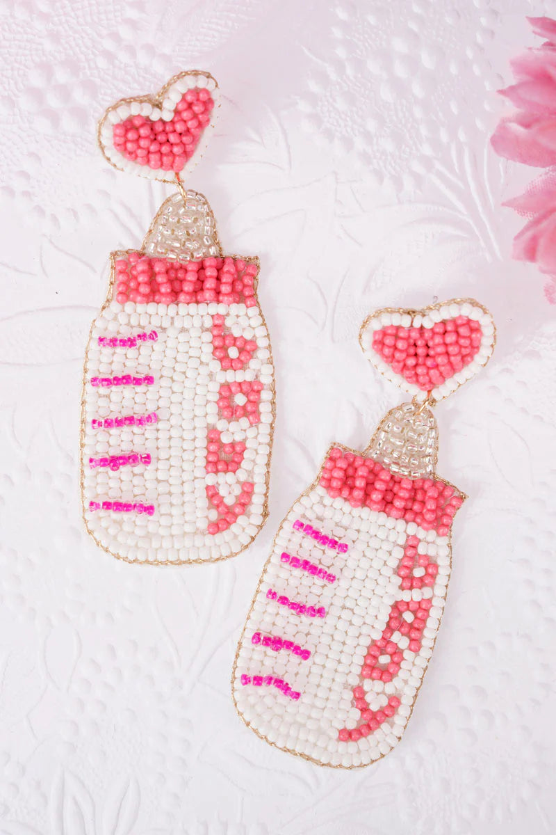 Baby Bottle Earrings {Multiple Styles Available}