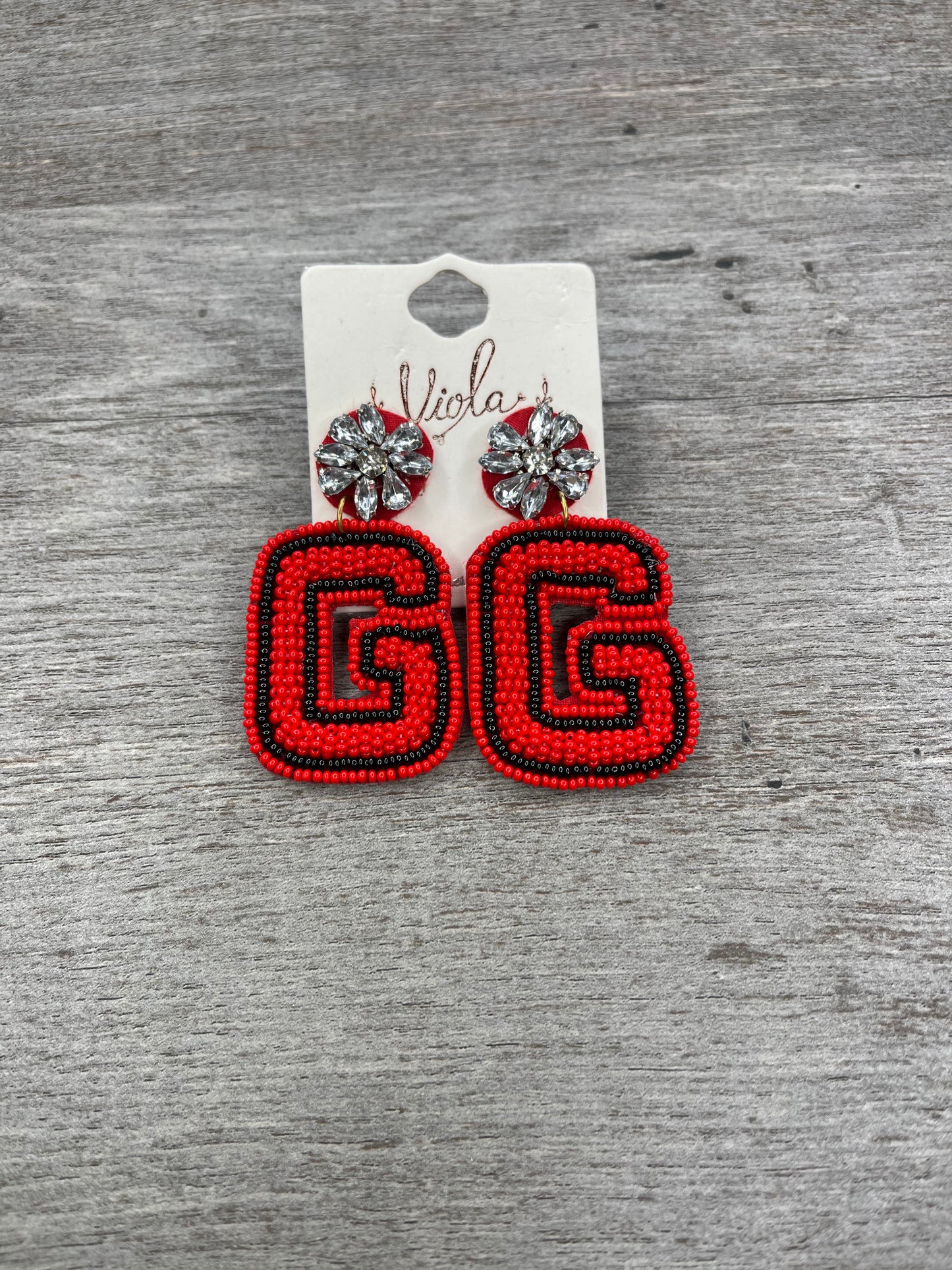 Georgia Bulldogs Earrings