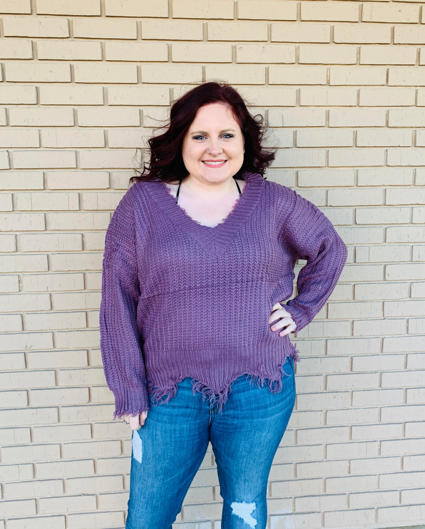 Center Of Attention Sweater {Multiple Colors Available}