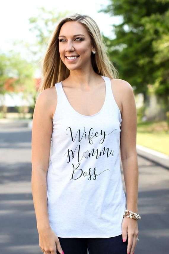 Wifey Momma Boss Tank {Regular & Plus}*