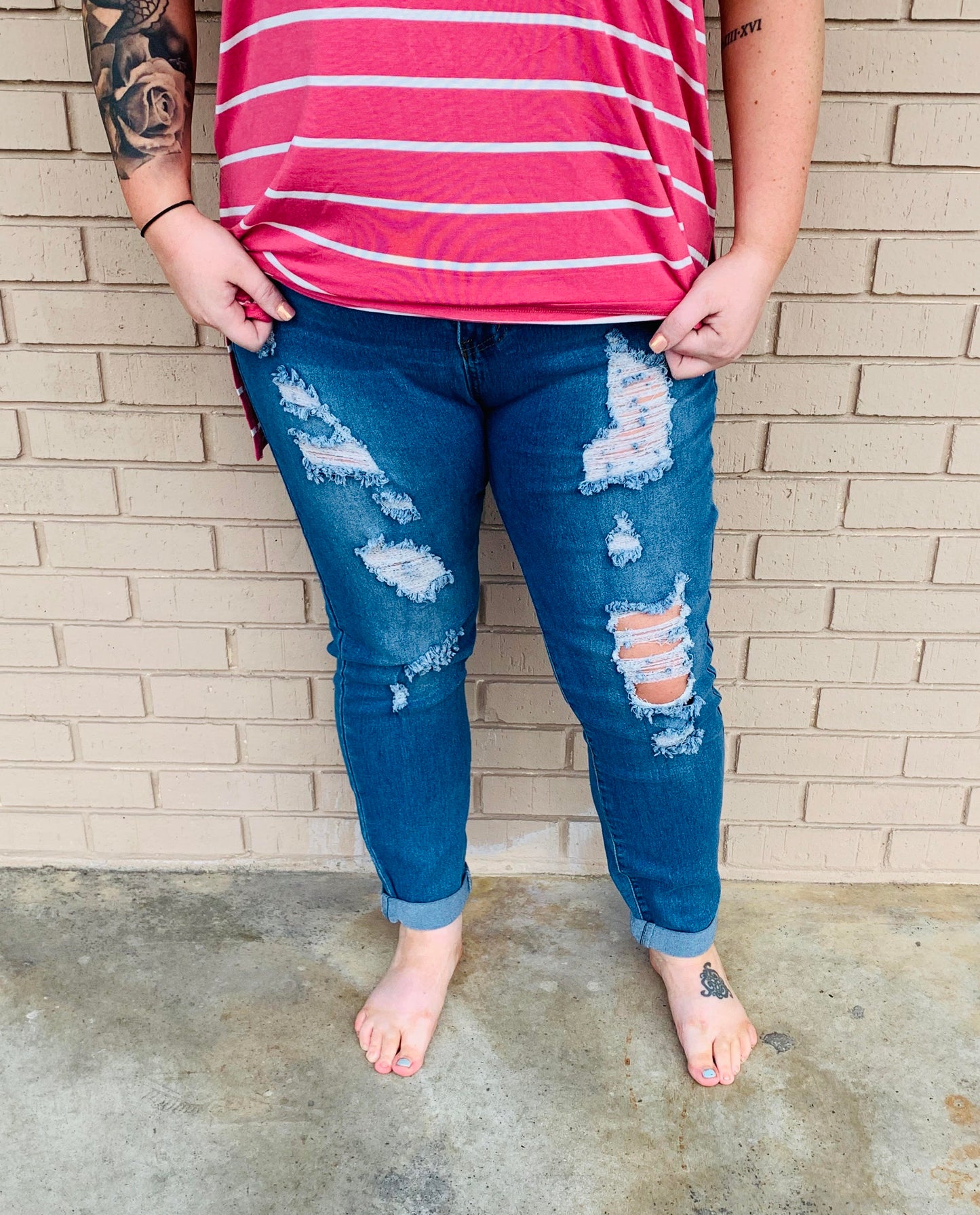 Dressed In Distress Jeans