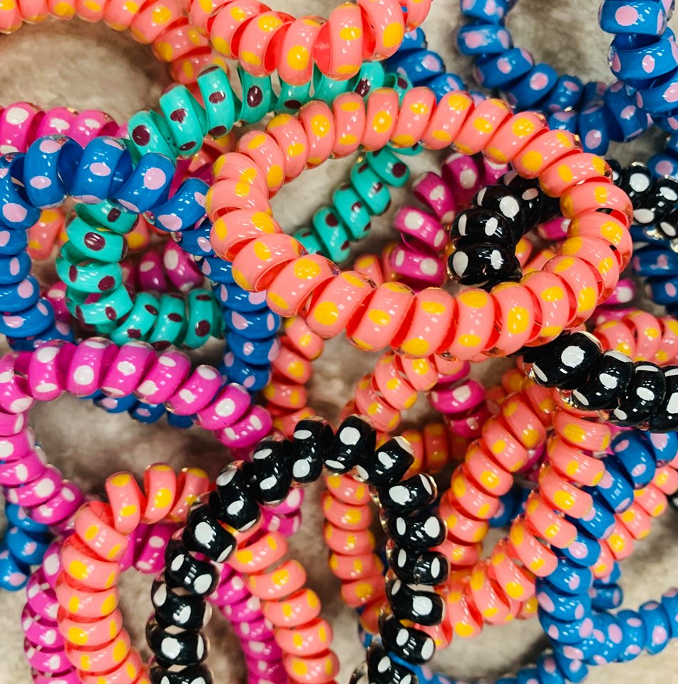 Phone Cord Hair Ties