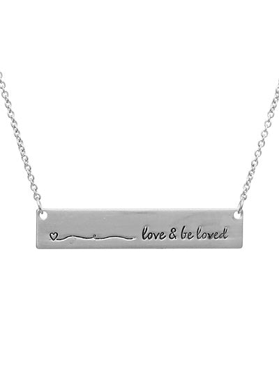 Love & Be Loved Necklace {Multiple Colors Available}