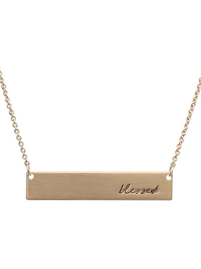 Blessed Necklace {Multiple Colors Available}