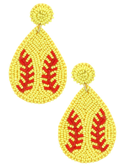 Sports Beaded Earrings {Multiple Styles Available}