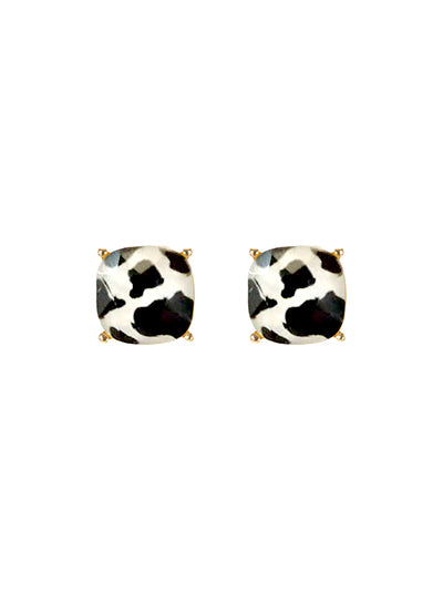 Cow Print Earrings {Multiple Styles Available}