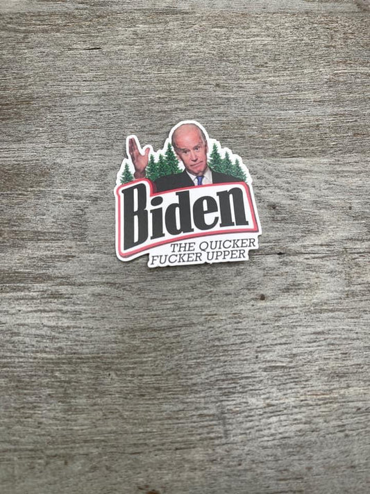 Biden Quicker Sticker