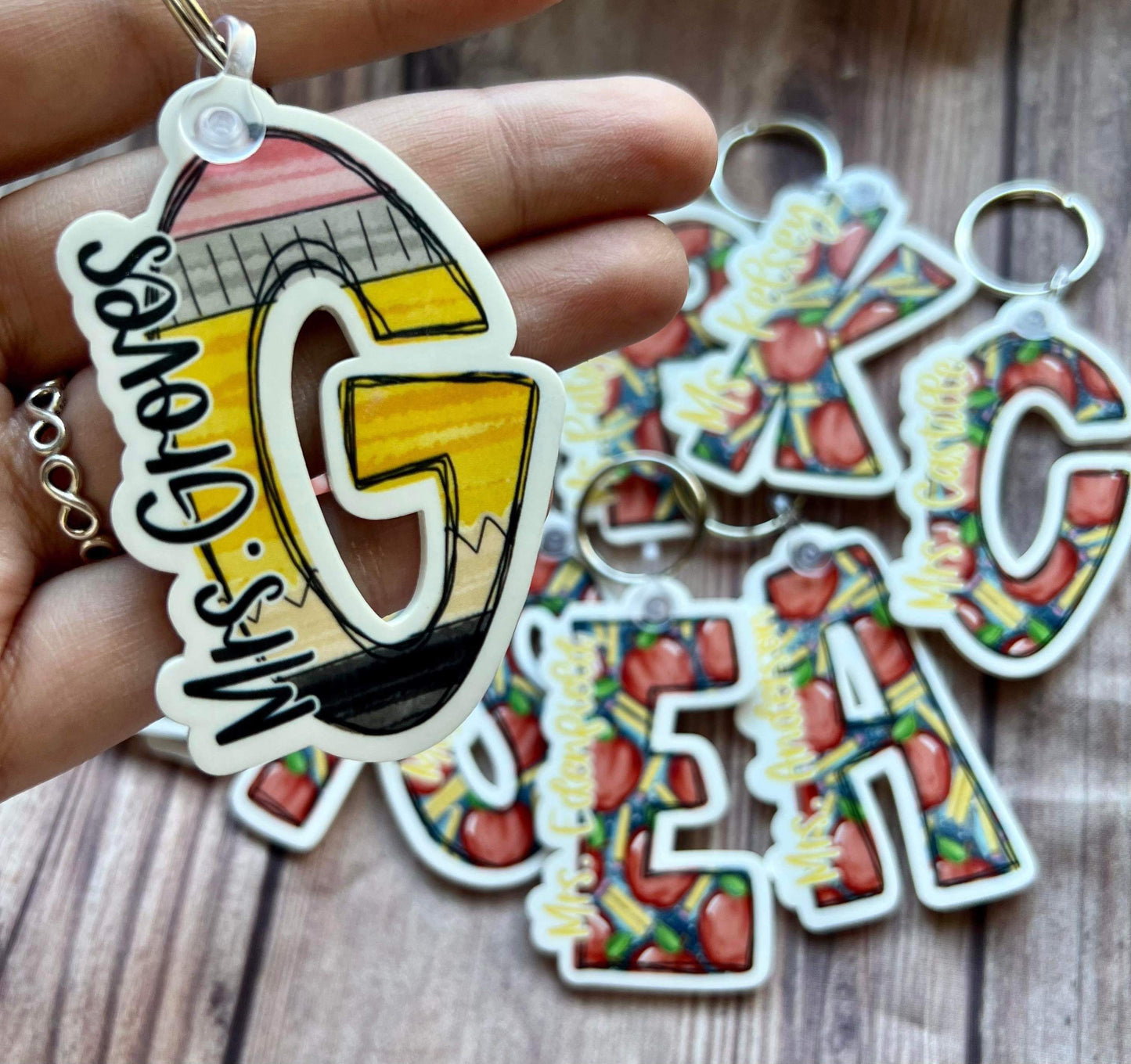 Teacher Keychains {Multiple Styles Available} {Pre Order}