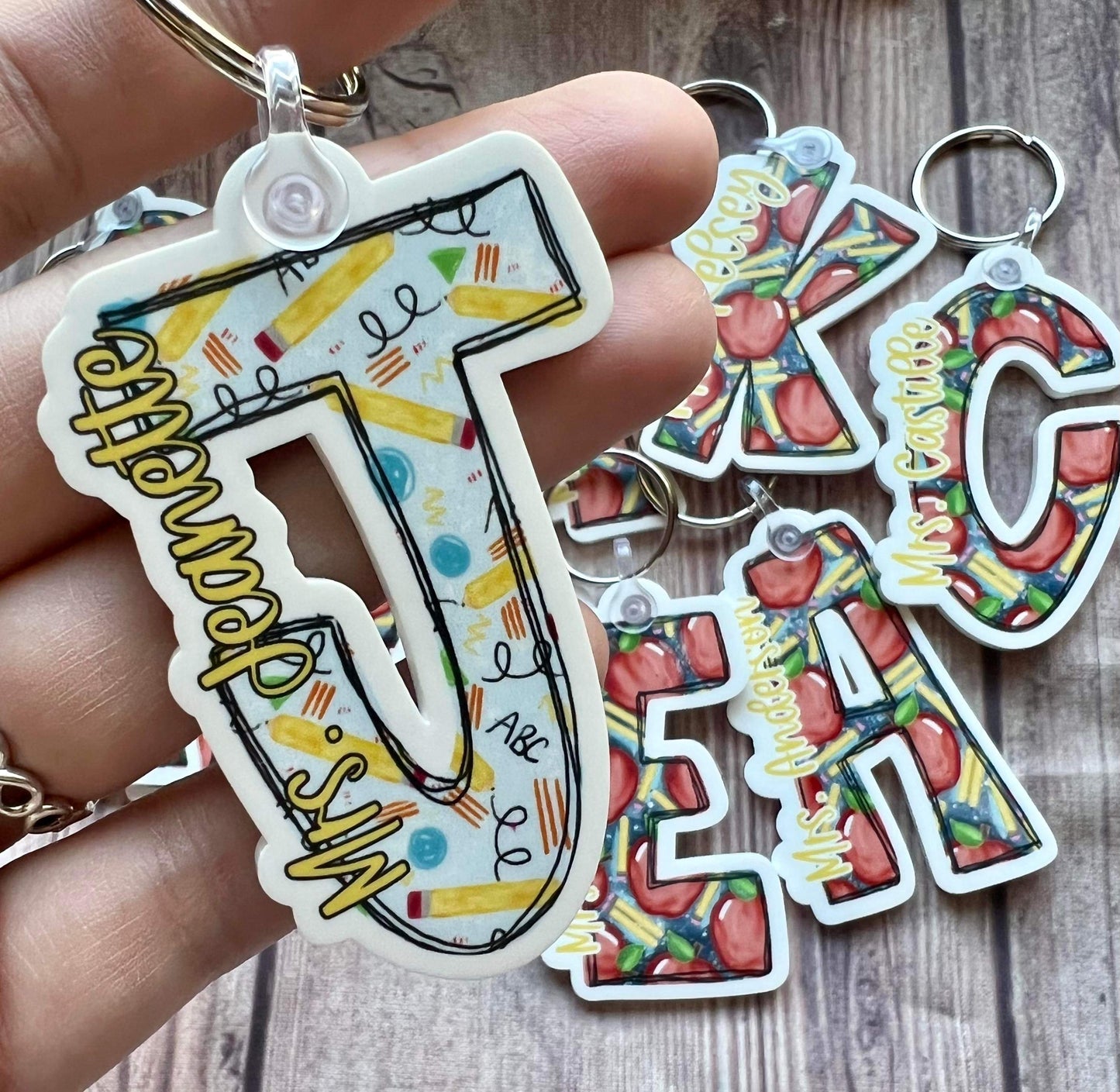 Teacher Keychains {Multiple Styles Available} {Pre Order}