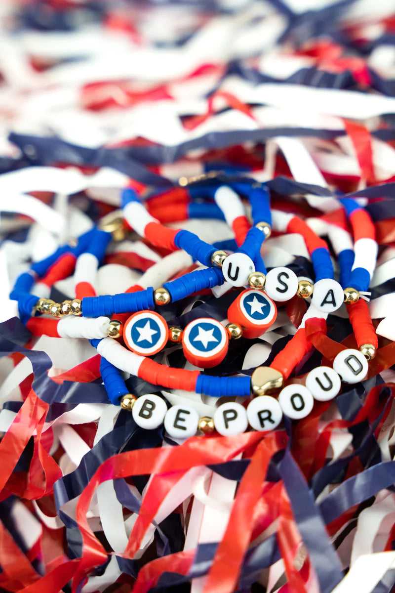 USA Proud Bracelet Set