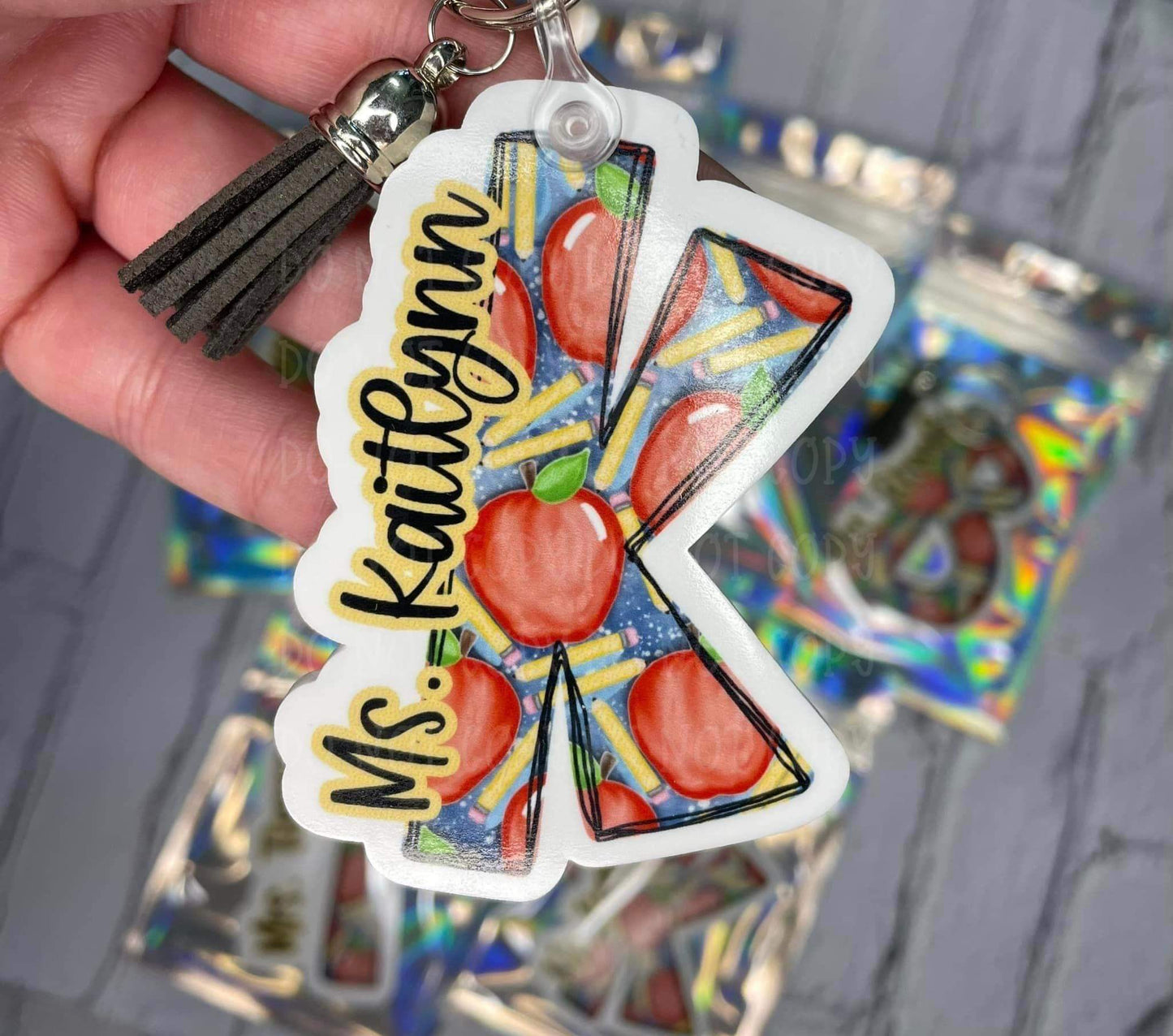 Teacher Keychains {Multiple Styles Available} {Pre Order}