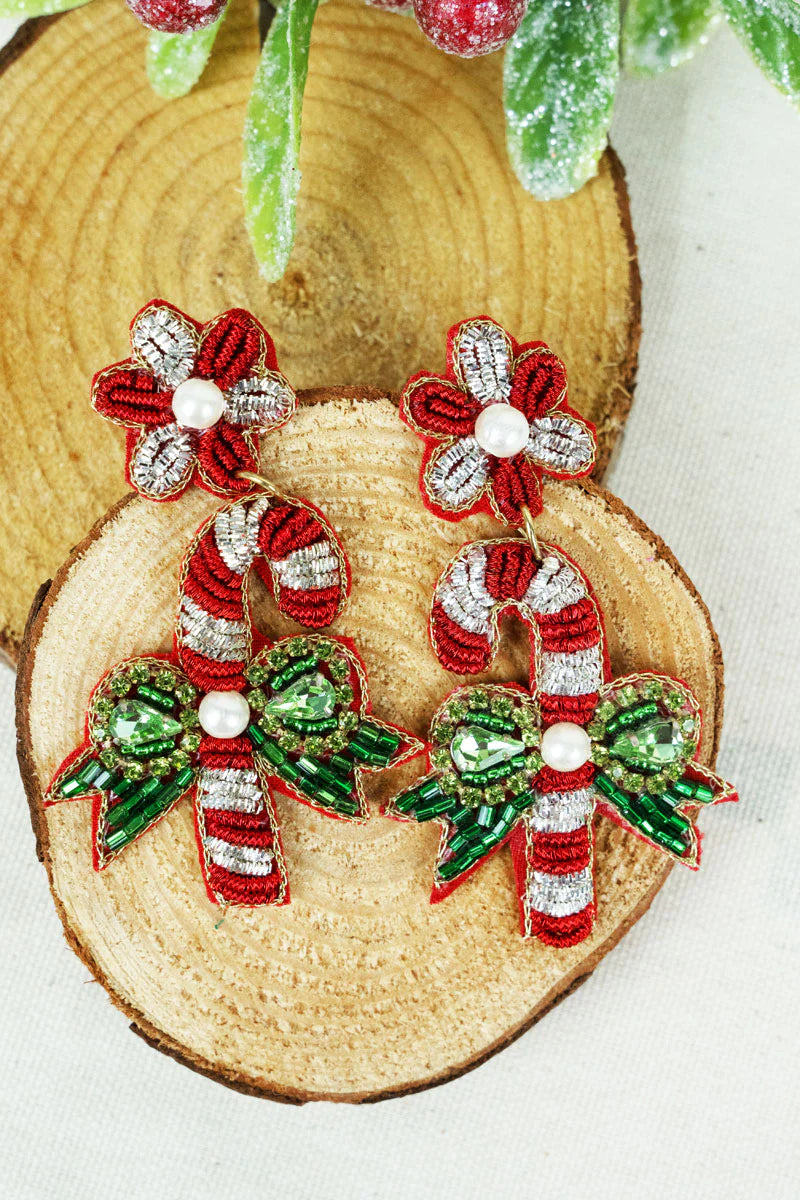 Candy Cane Lane Earrings