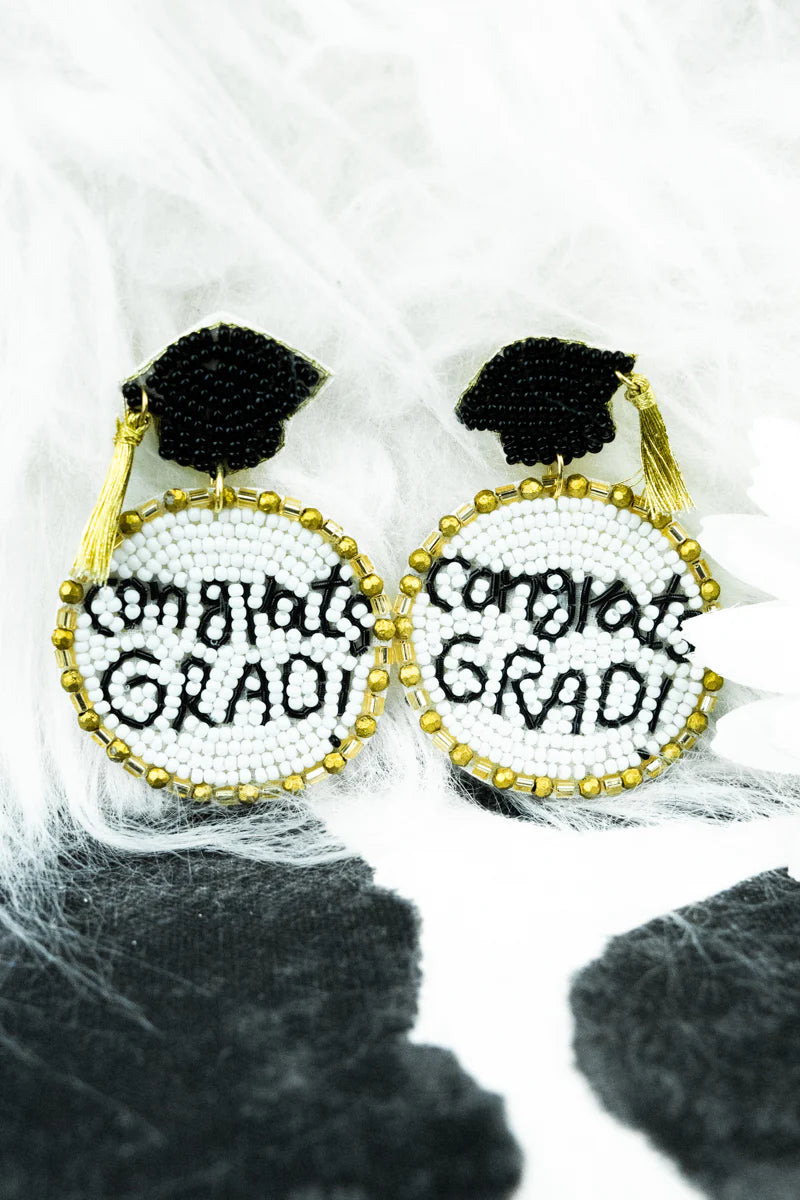 Congrats Grad Earrings