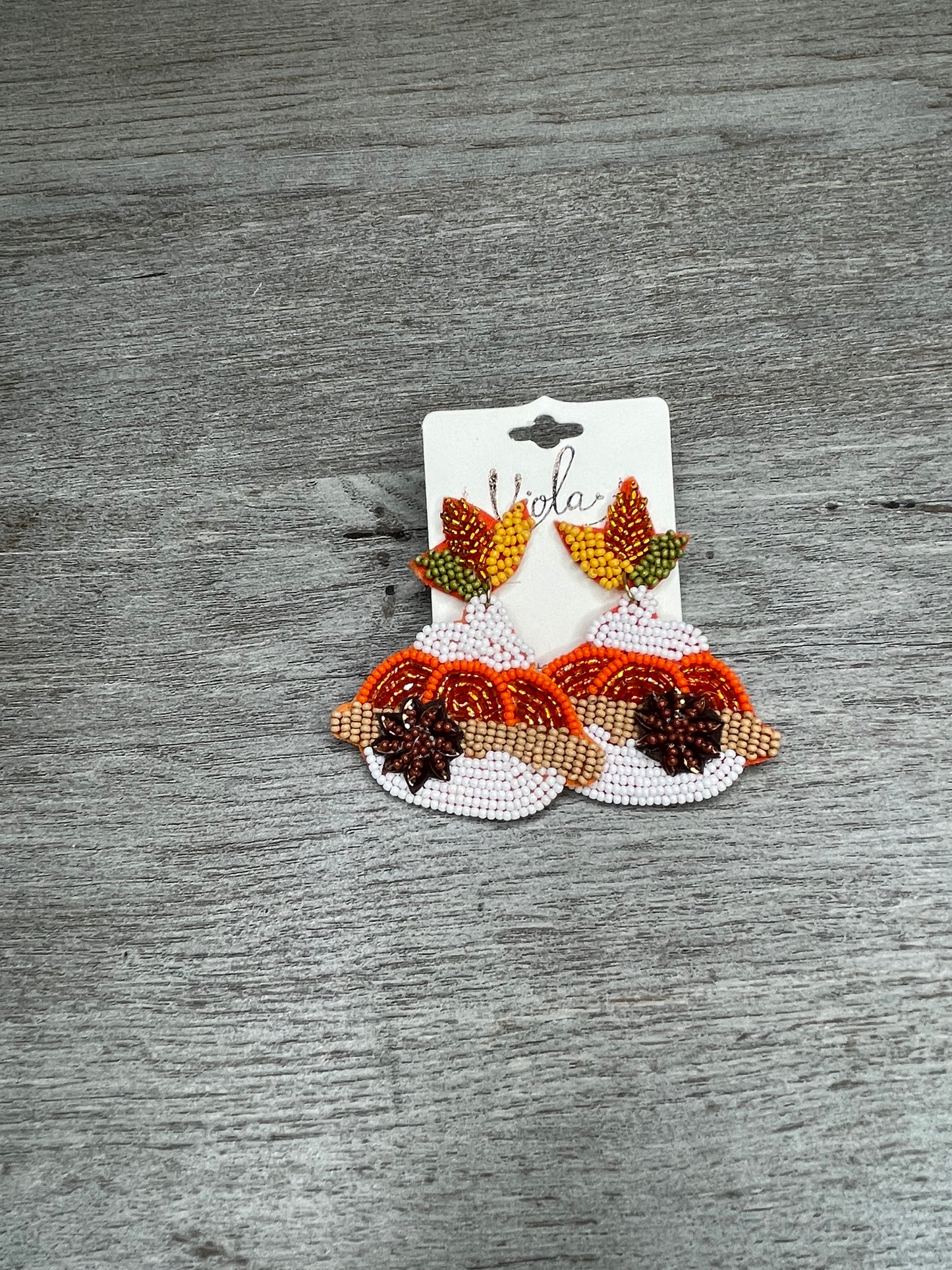 Pumpkins, Cider, Hayrides & S’mores Earrings