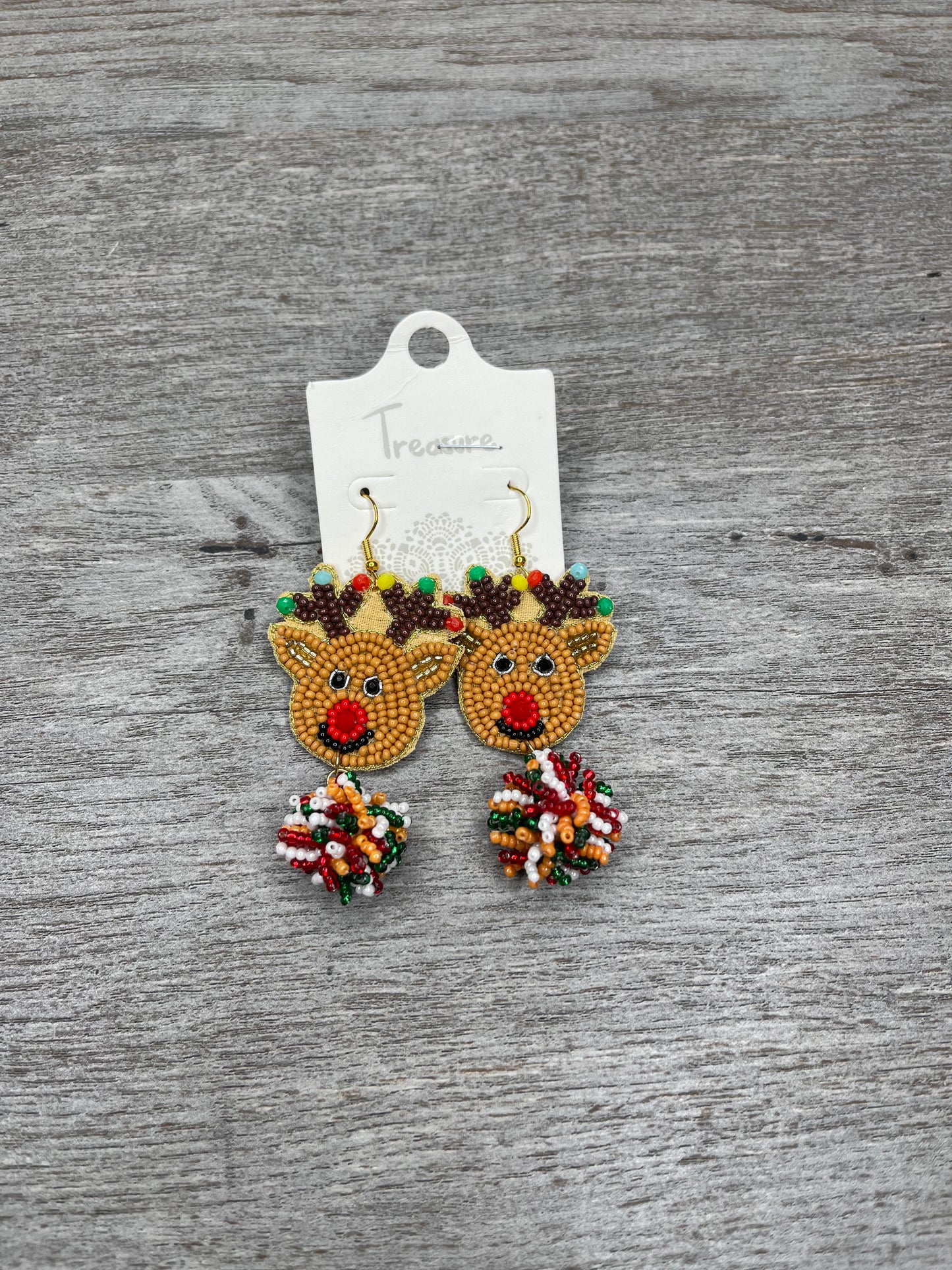 Rudolph The Red Nose Reindeer Earrings