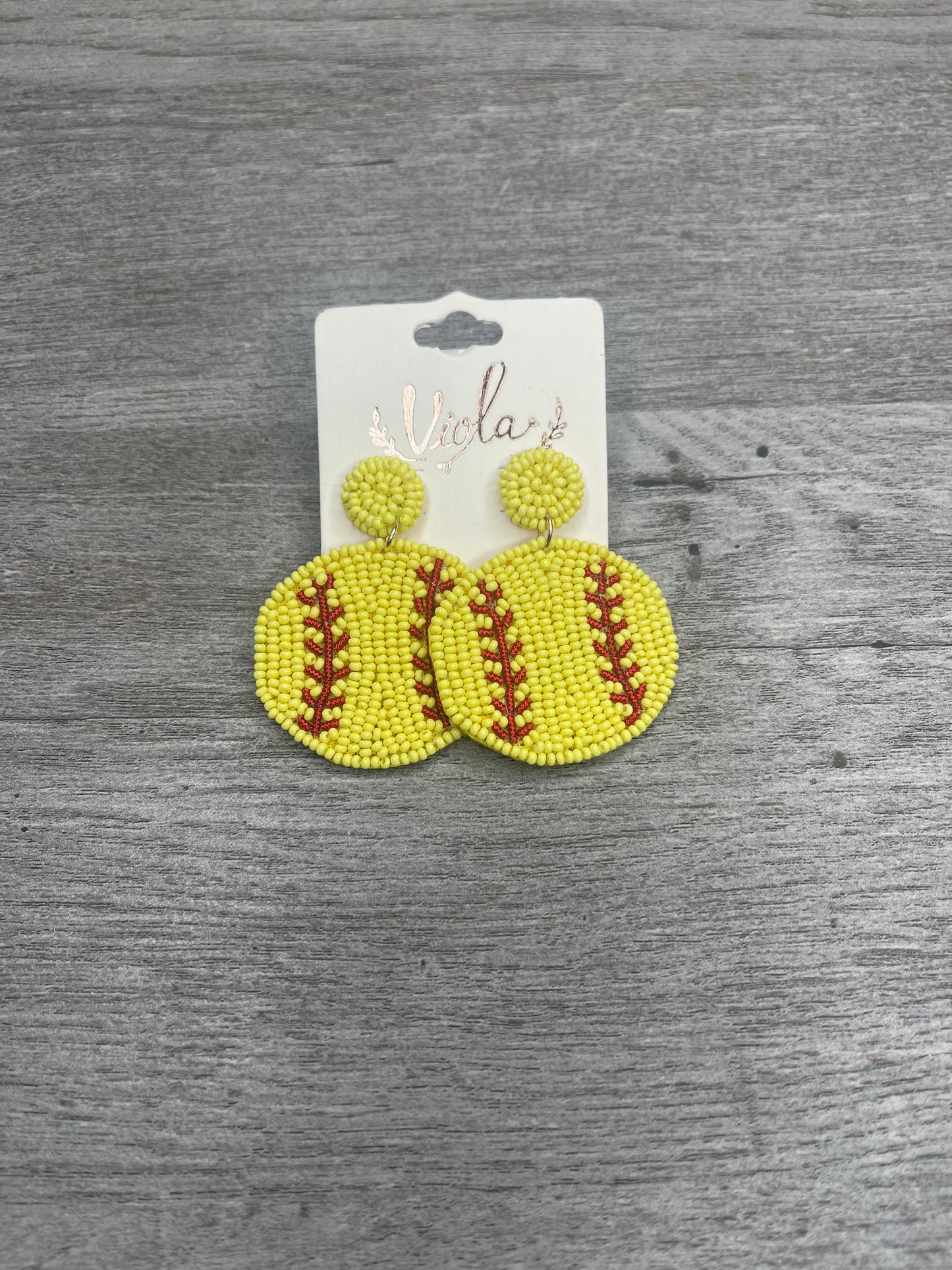Dirt On The Mound Beaded Earrings {Multiple Styles Available}