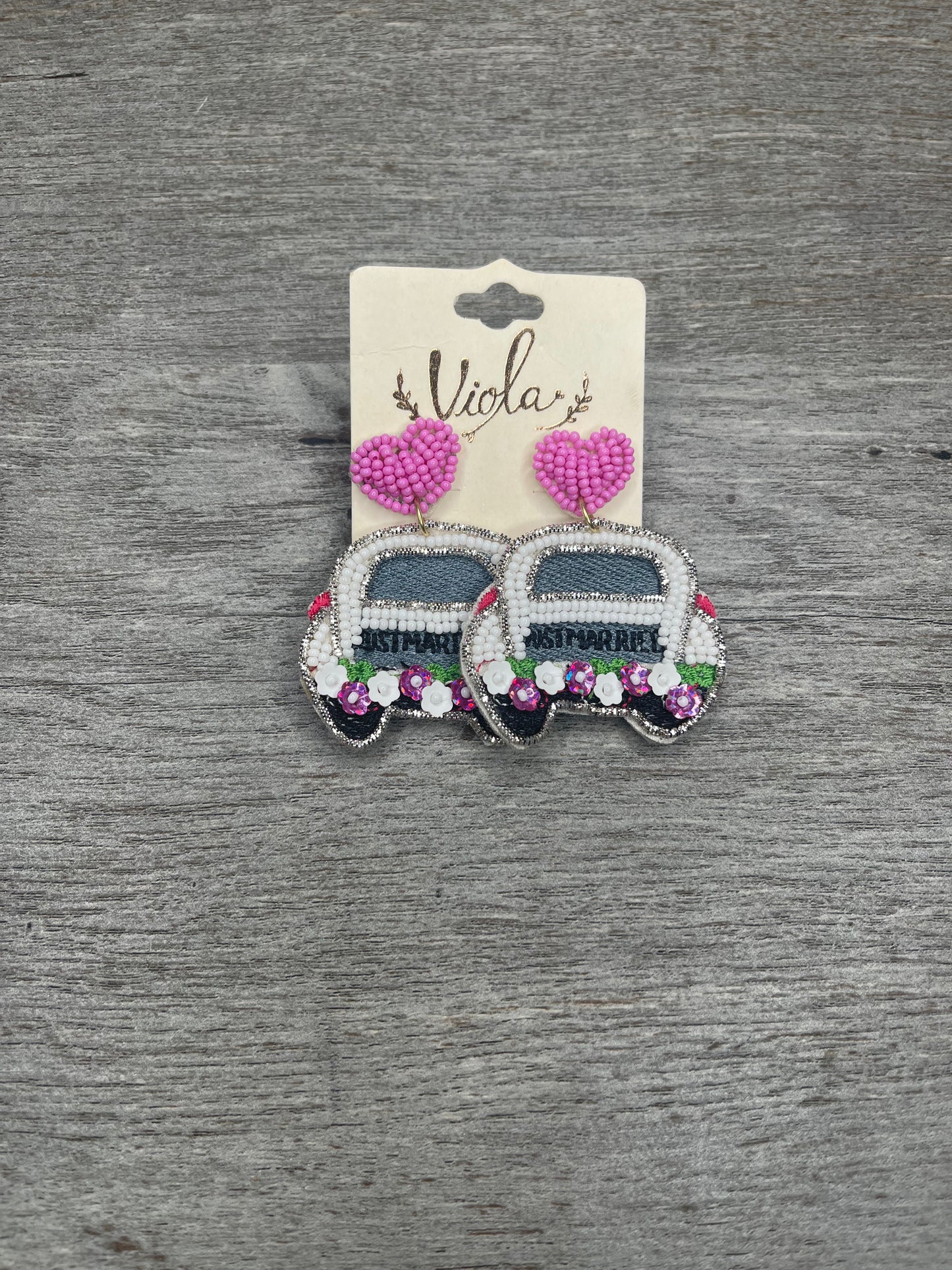 Just Married Earrings