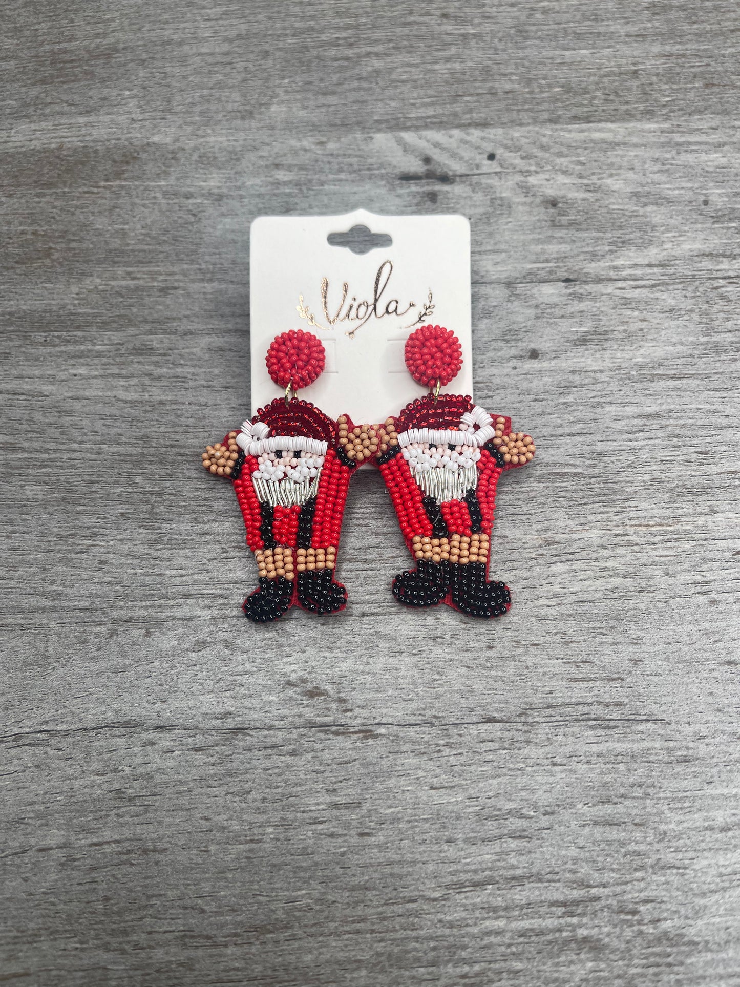 Here Comes Santa Claus Earrings