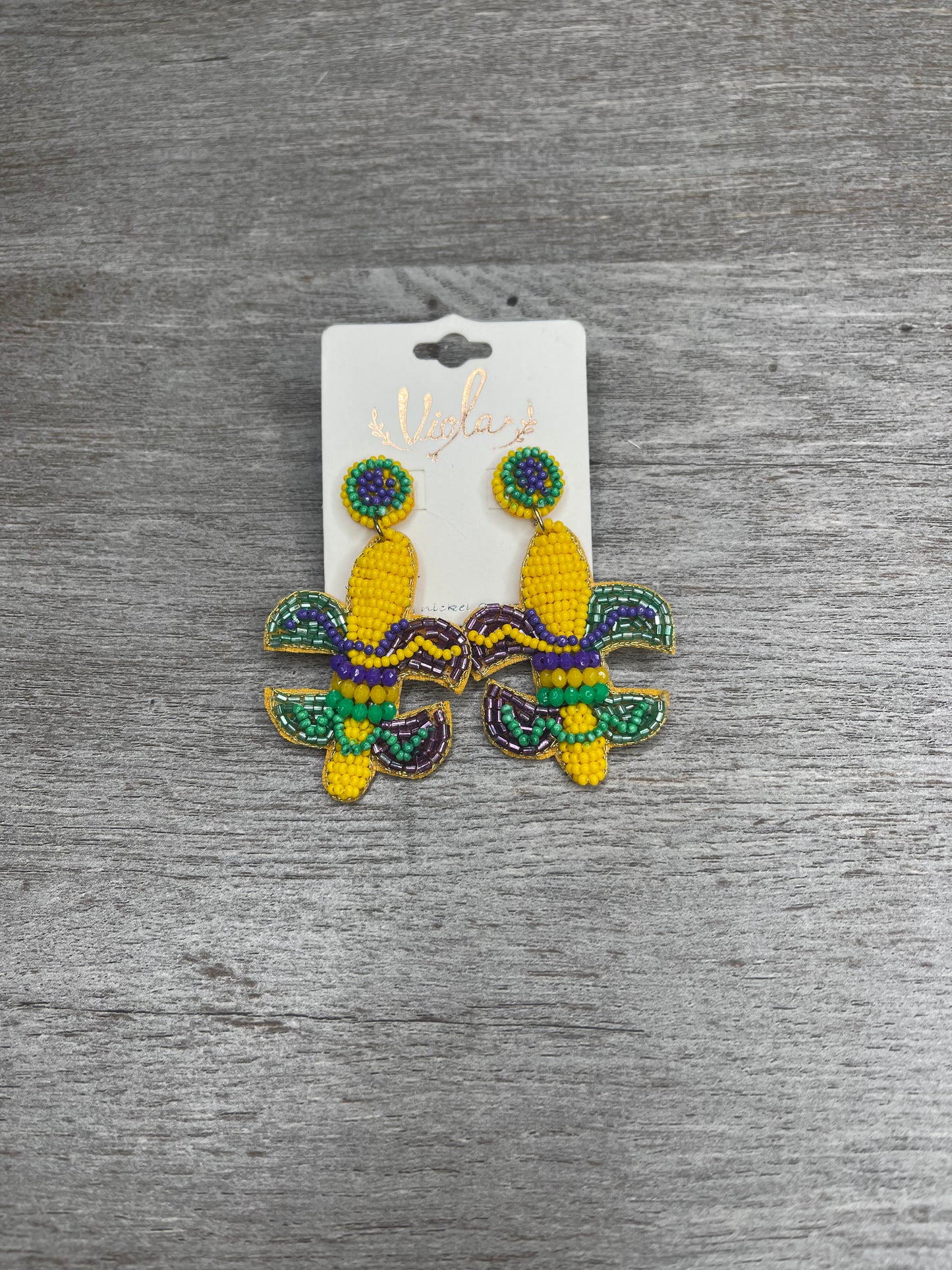 Laissez Les Bons Temps Rouler Earrings❤️