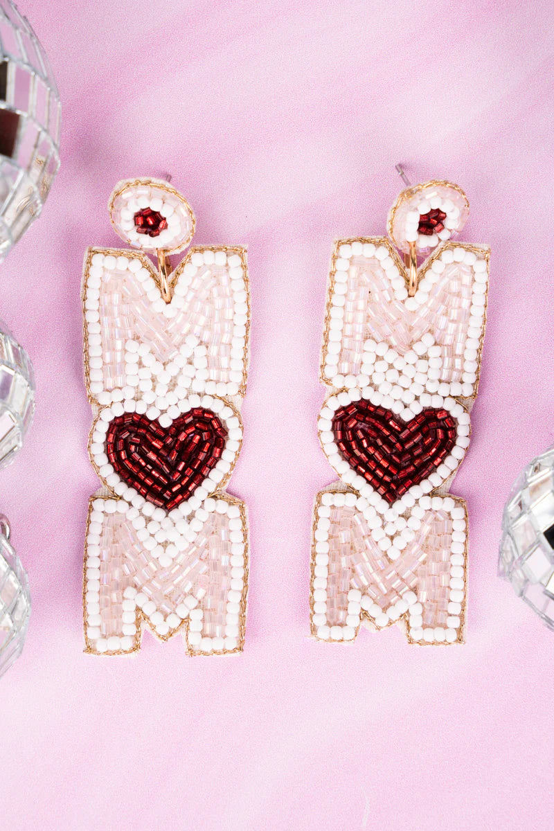 Mama's Heart Earrings