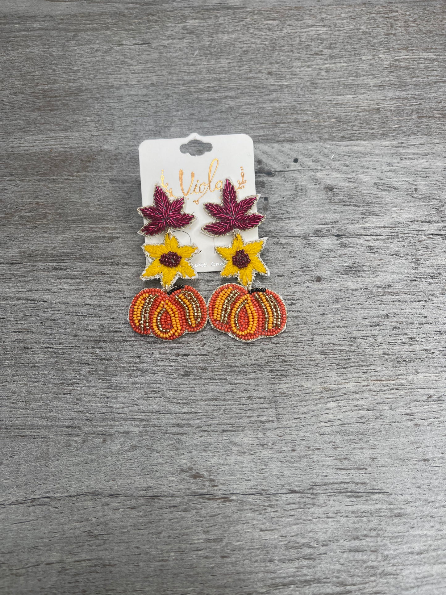Leaves Are Turning Earrings