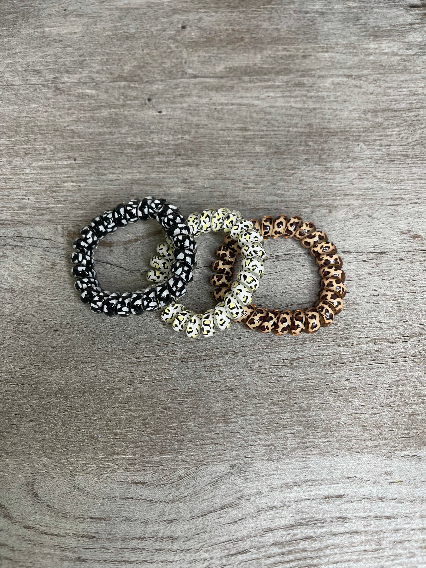 Animal Print Hair Ties