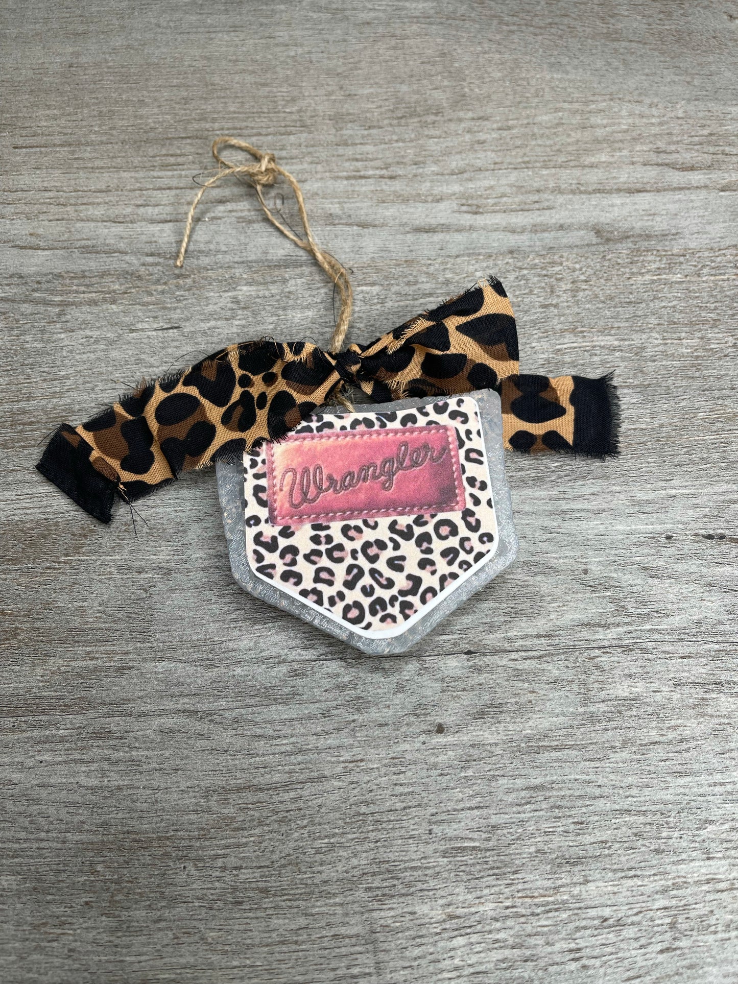 Leopard Print Wrangler Freshie