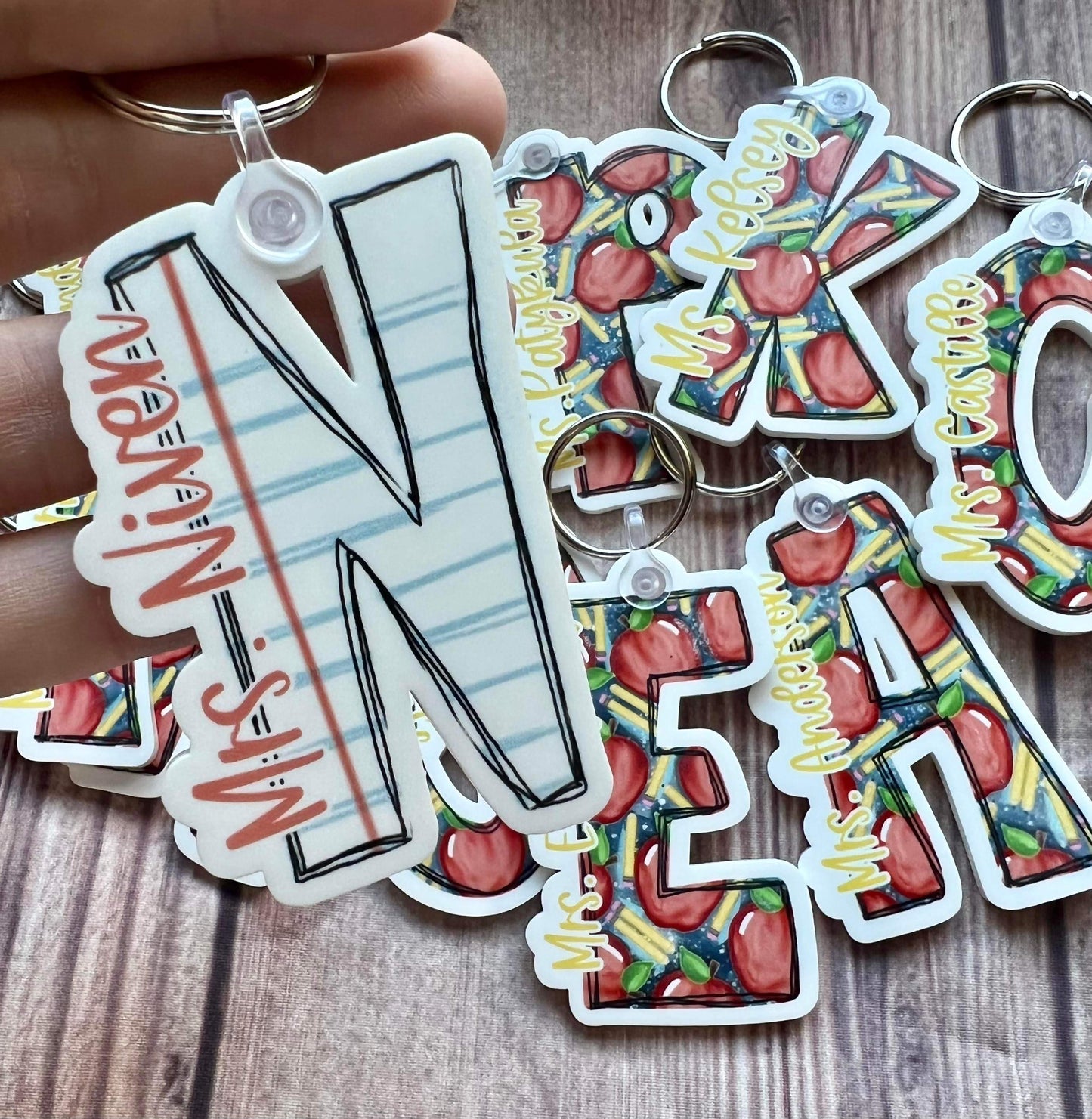 Teacher Keychains {Multiple Styles Available} {Pre Order}