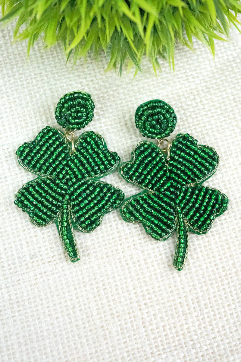 Lucky Like A Four Leaf Clover Earrings