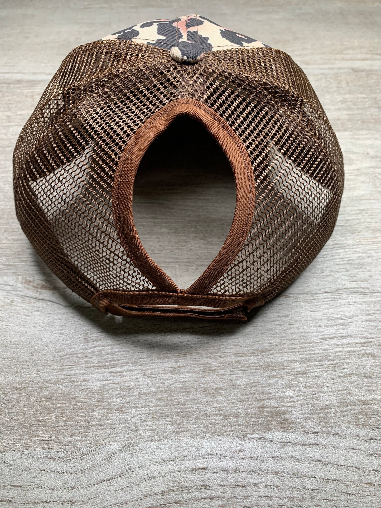 Trump 2020 Ponytail Brown Mesh Hat