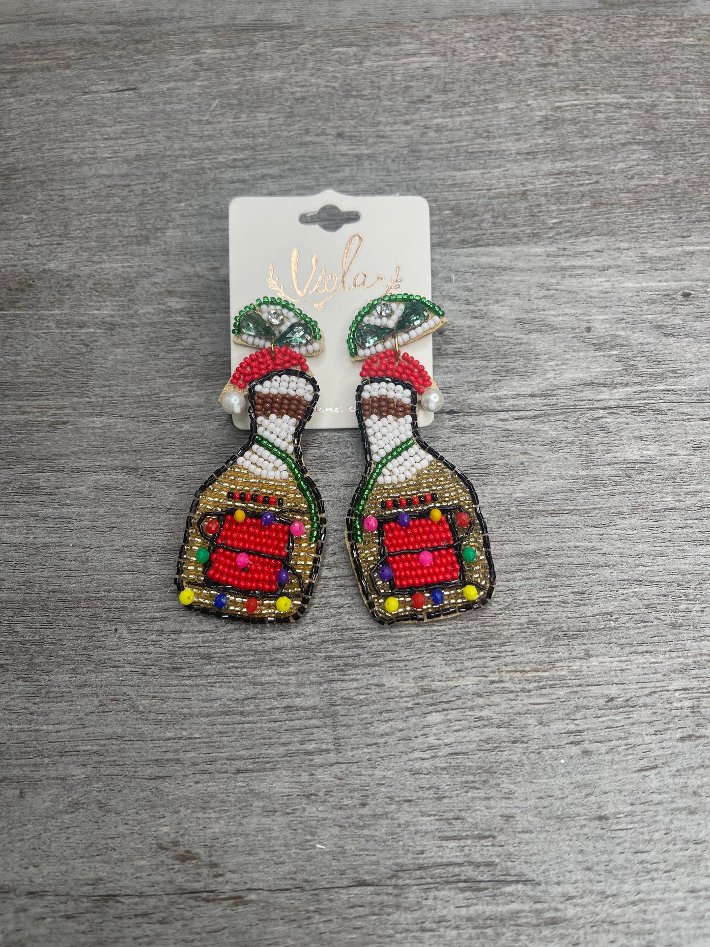 Dear Santa, The Tequila Made Me Do It Earrings