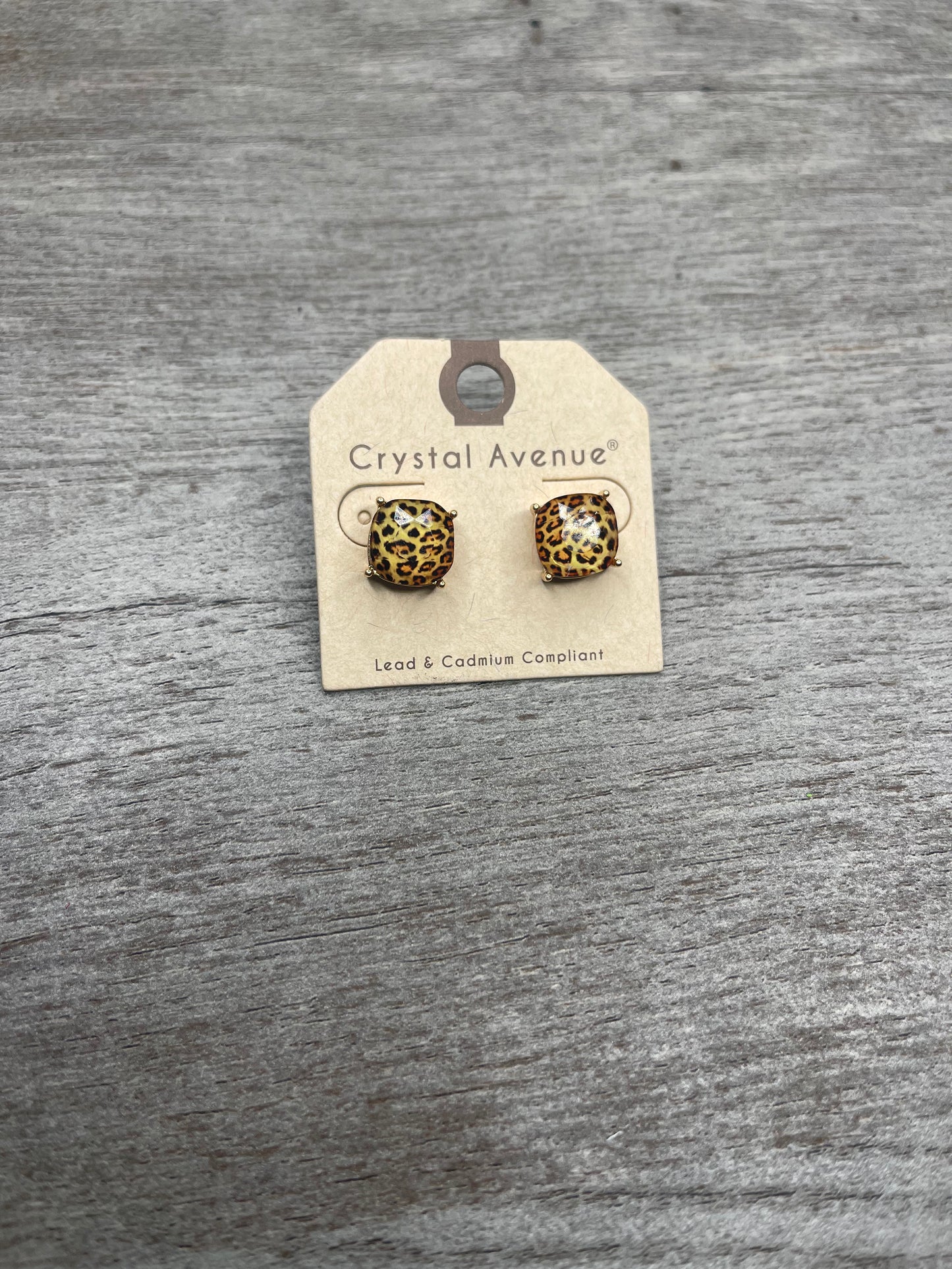 Leopard Print Earrings