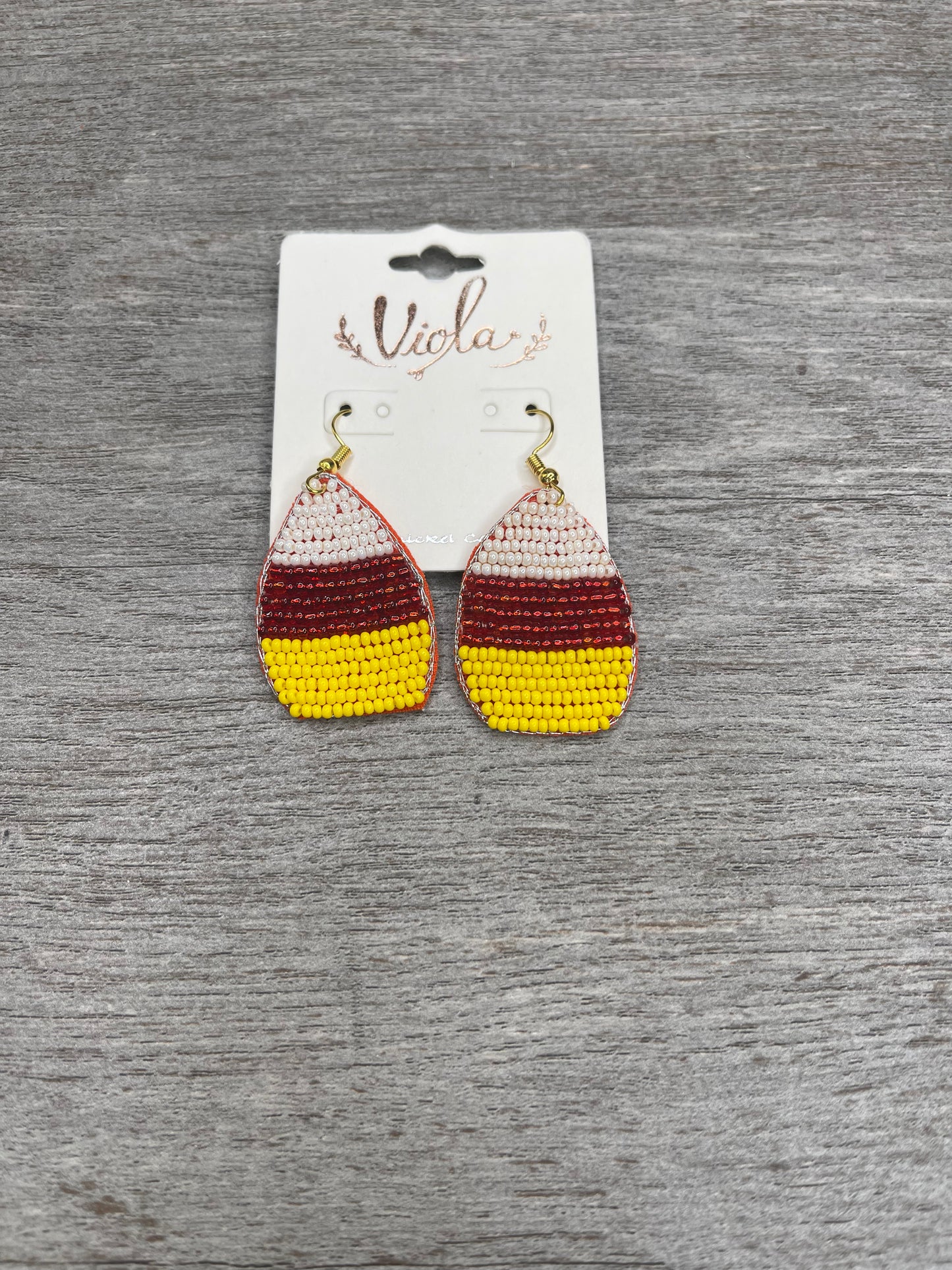 Candy Corn Kisses Earrings