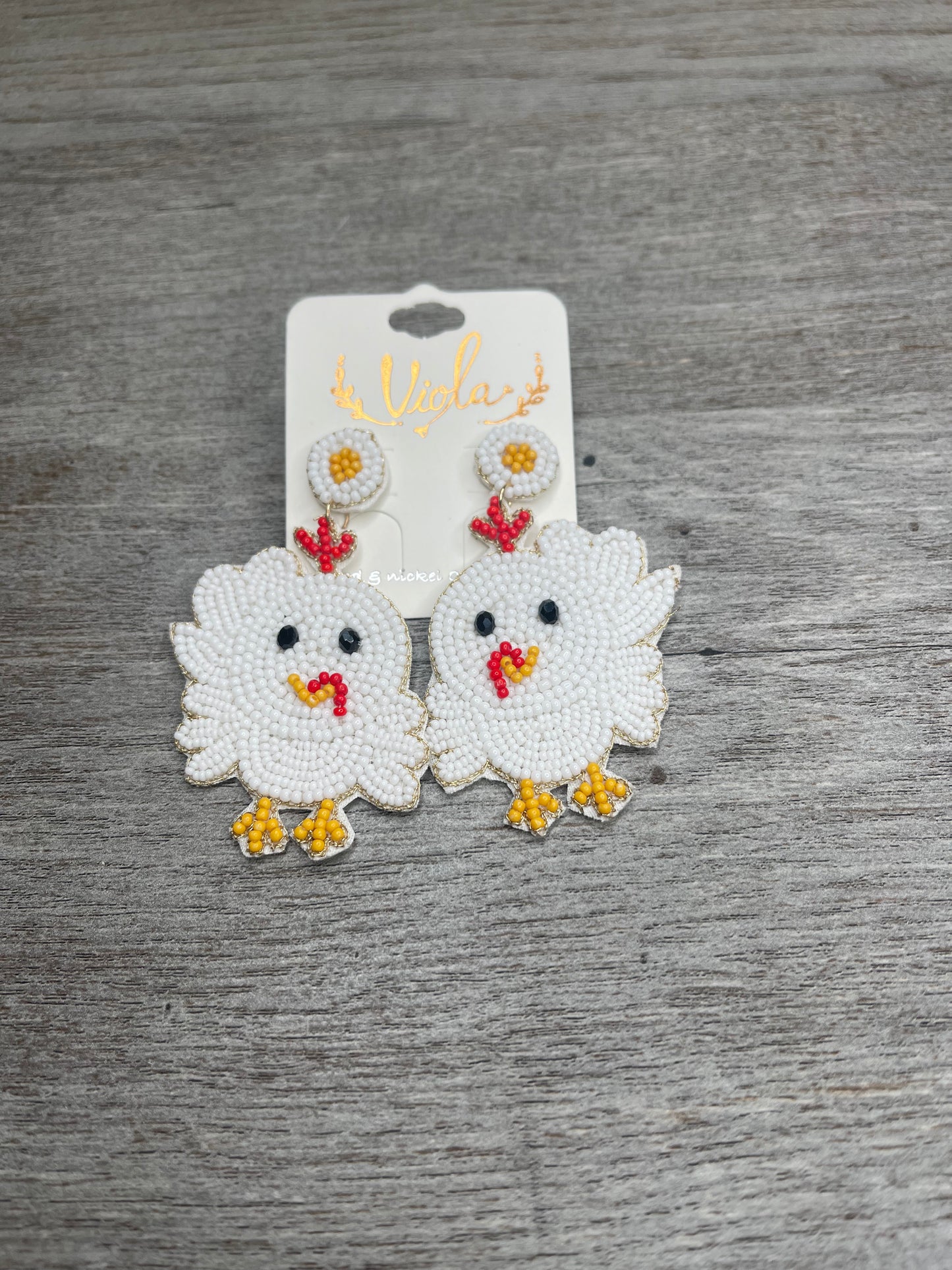 Guess What Chicken Butt Earrings