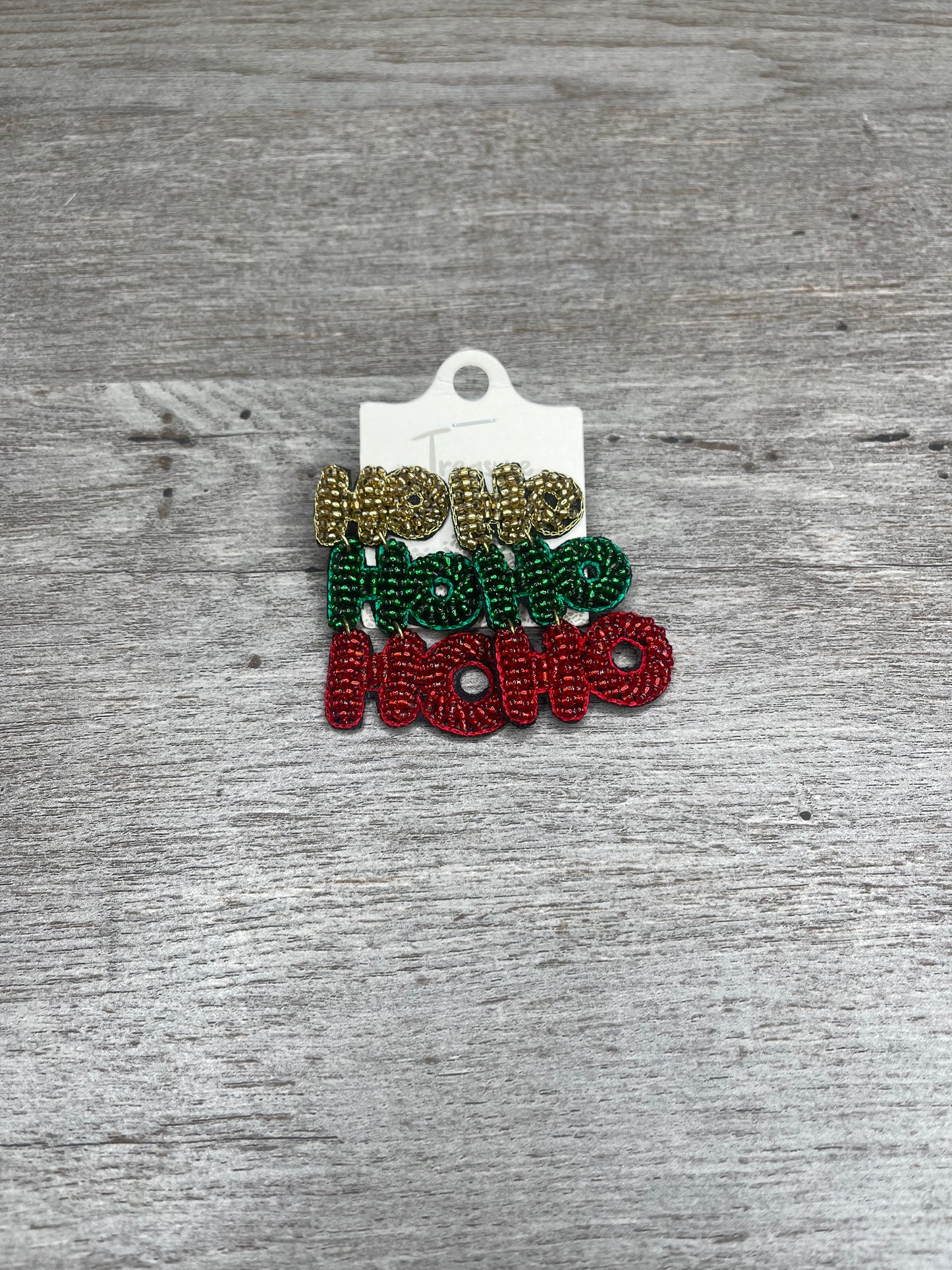 Ho Ho Ho Santa Is Coming Earrings